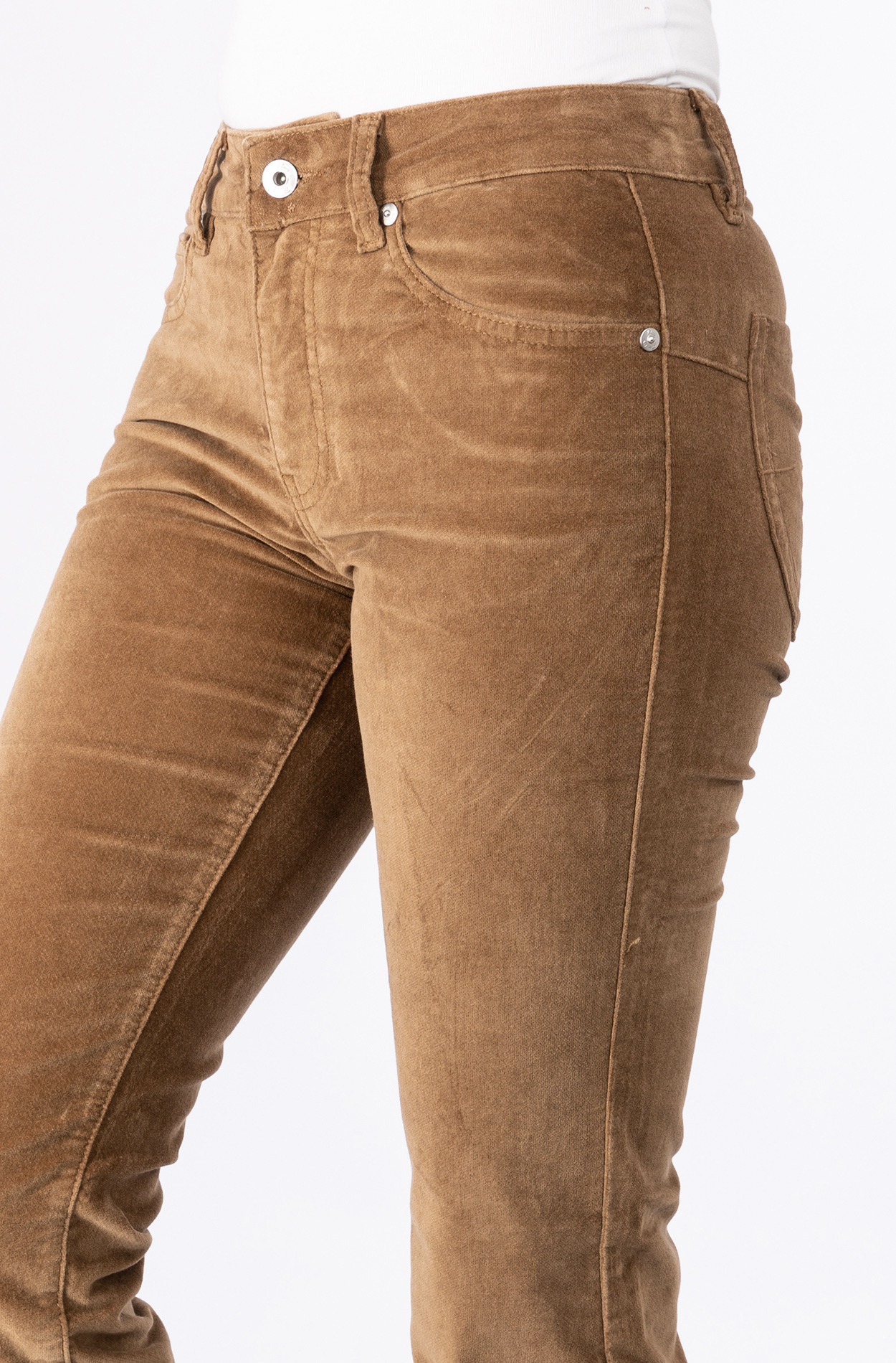 57Cora, Bootcut-Hose, 5-Pocket-Style, Samthose