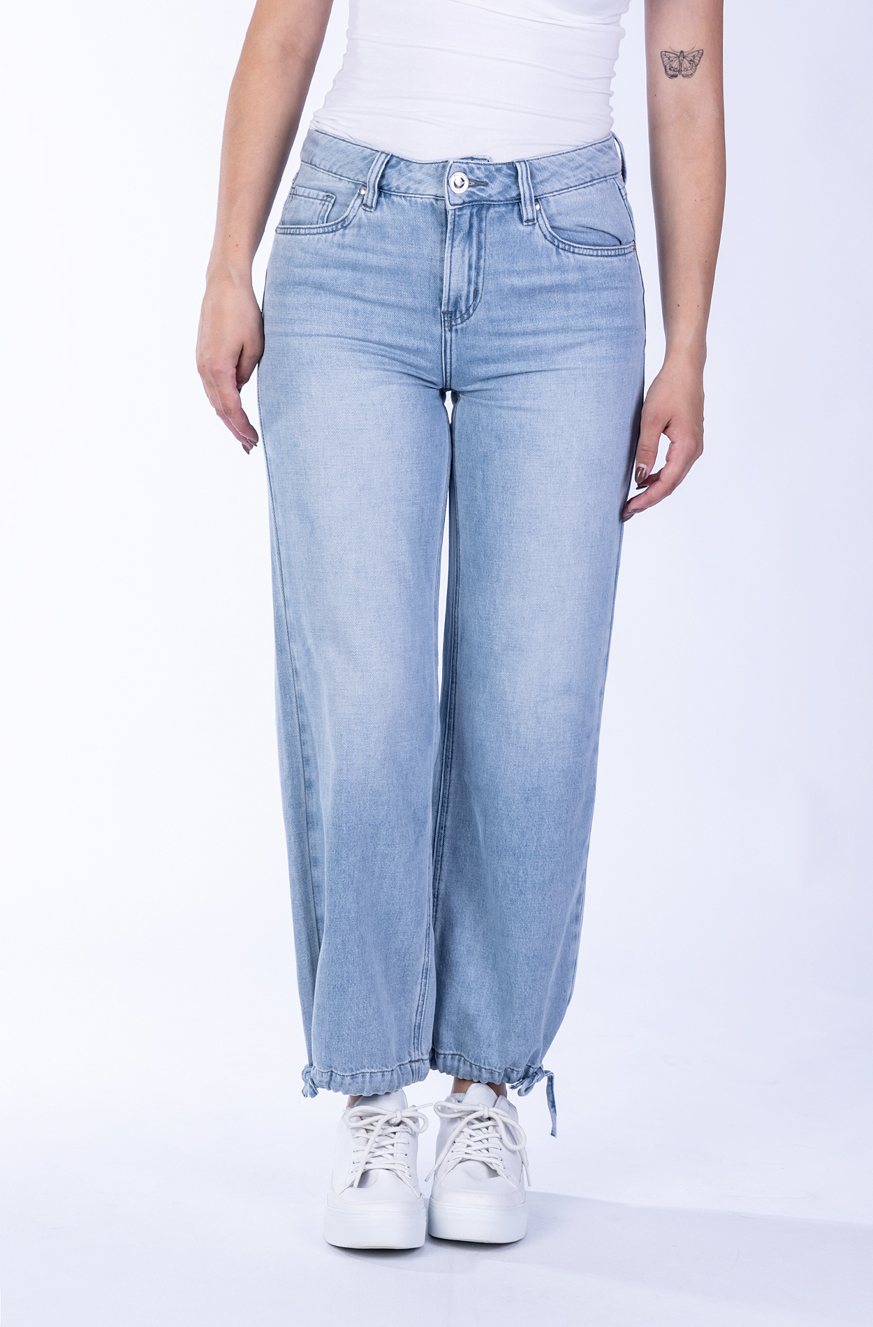 Hannah 30846X | Mom Fit | Light Blue