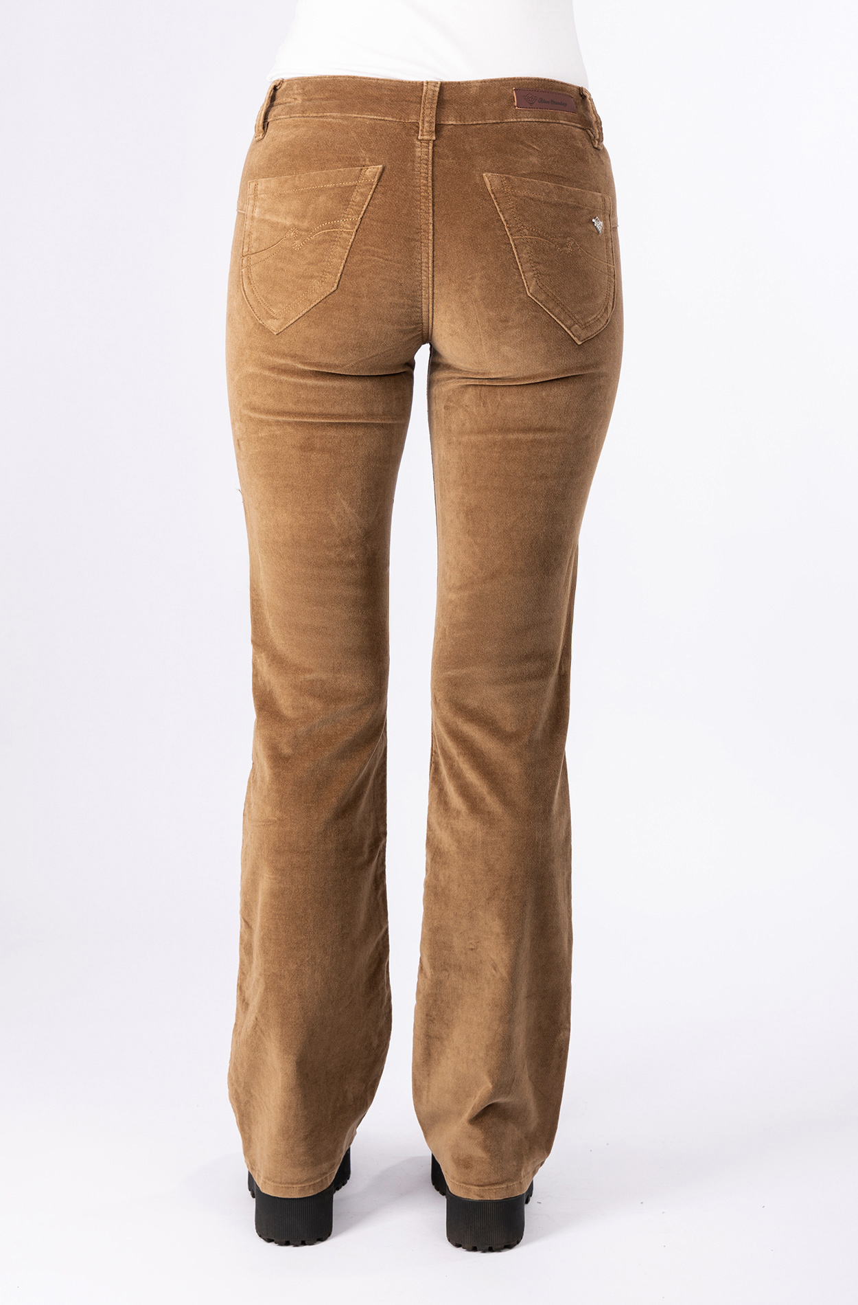 57Cora, Bootcut-Hose, 5-Pocket-Style, Samthose