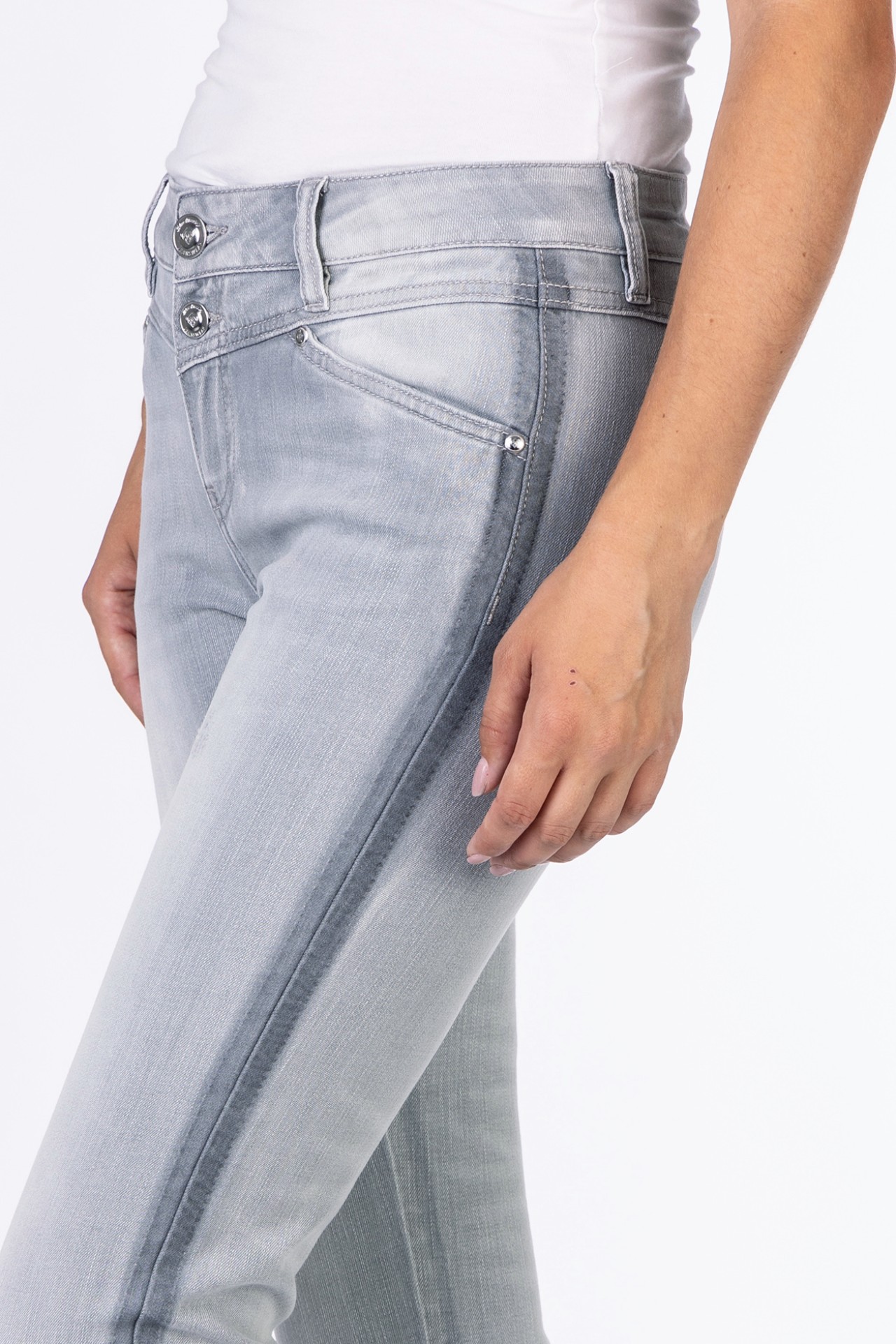 57Sandy 31022X | Skinny Fit | 7/8 | Grey
