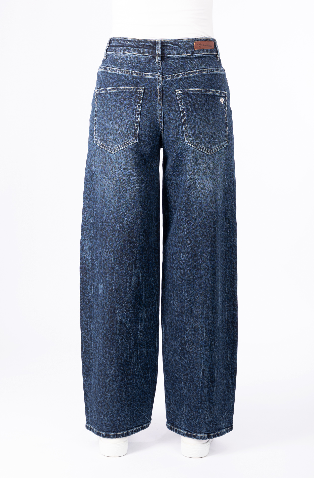 57Emma, Wide-Leg-Jeans, Leo-Print