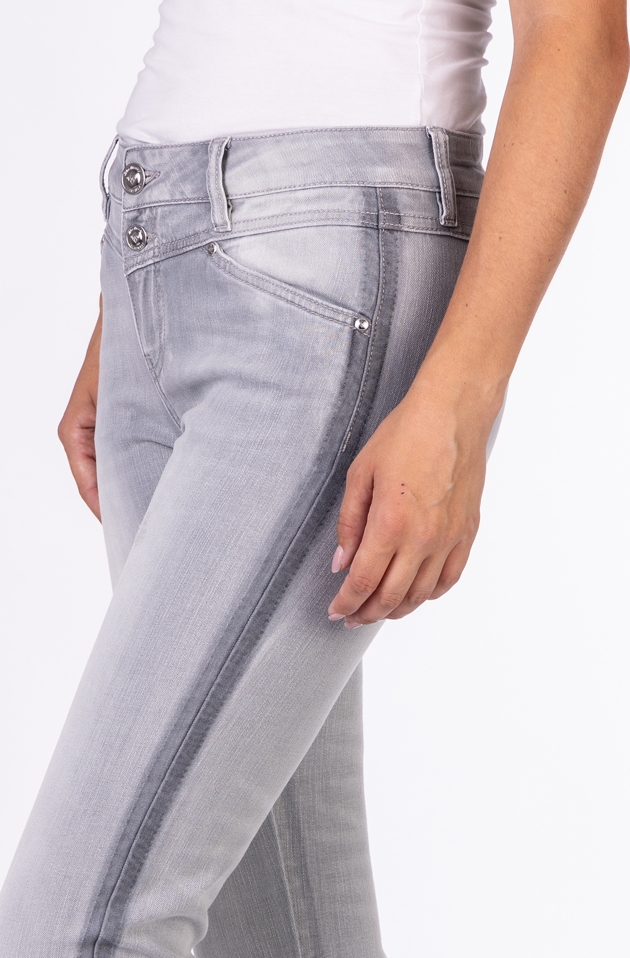 57Sandy 31022X | Skinny Fit | 7/8 | Grey