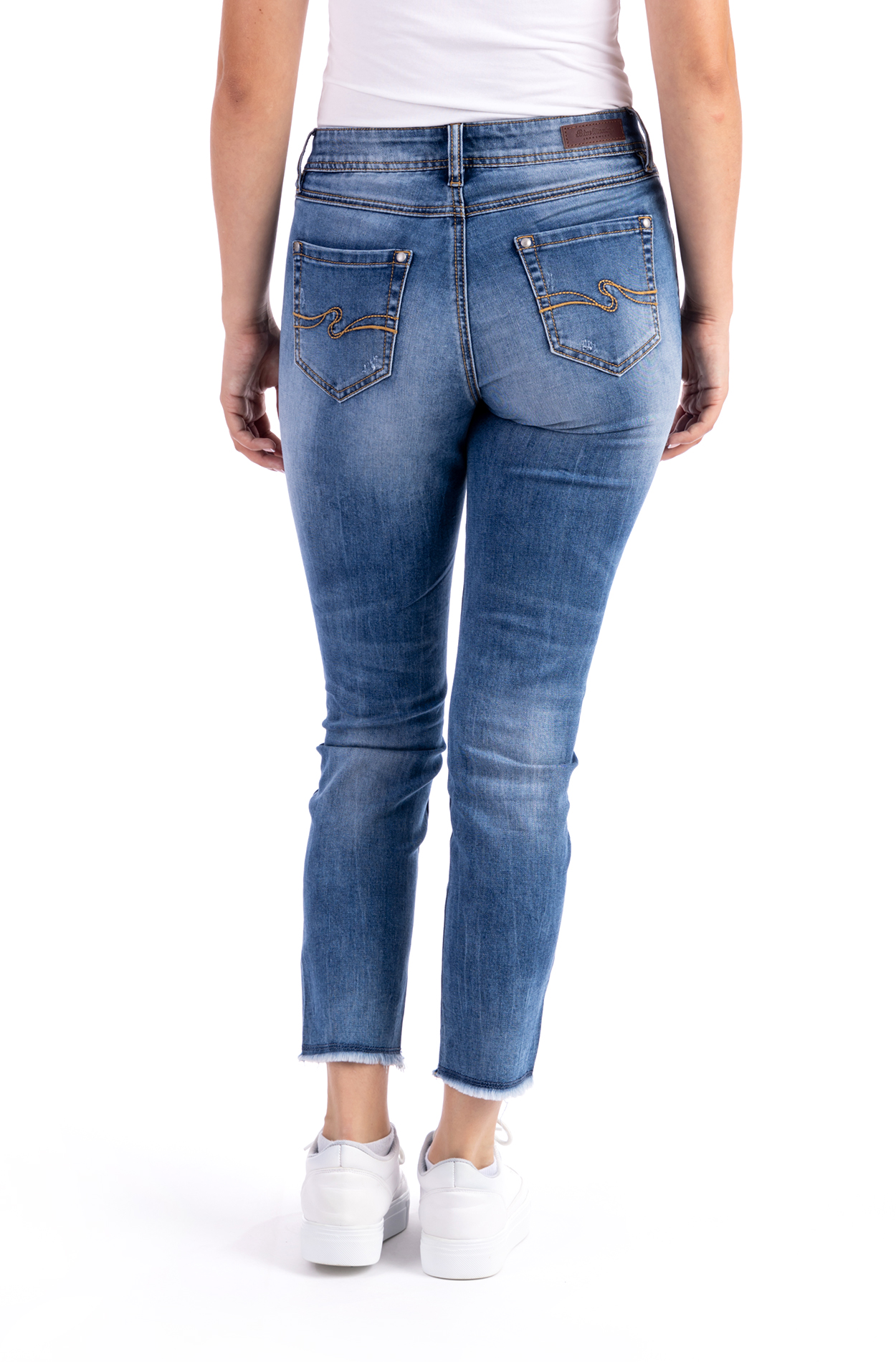 Ava 30708X | Slim Fit | High Ankle | Blue