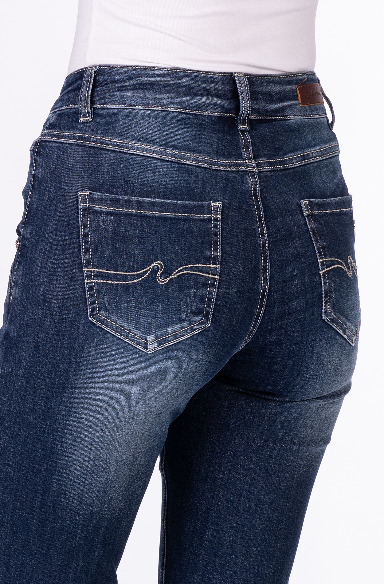 57Manie 11631X | Slim Fit | Capri | Blue 