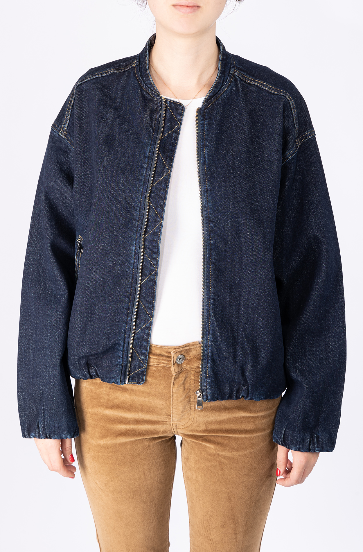 57Jacket, Bomber-Jacke, Oversize, mit Bündchen