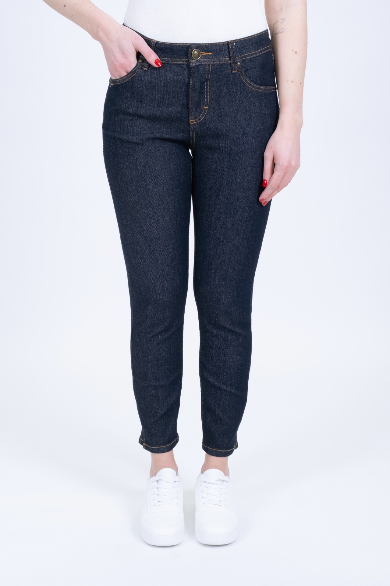 57Ava 30956Y | High Ankle | Slim Fit | Raw Denim