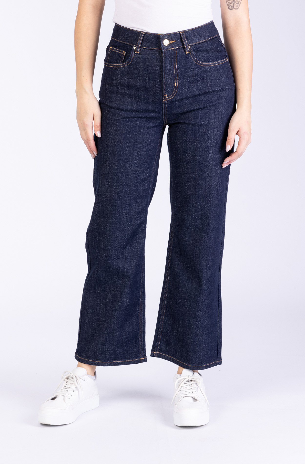 Quinn N14083Y | Culotte | Raw Denim