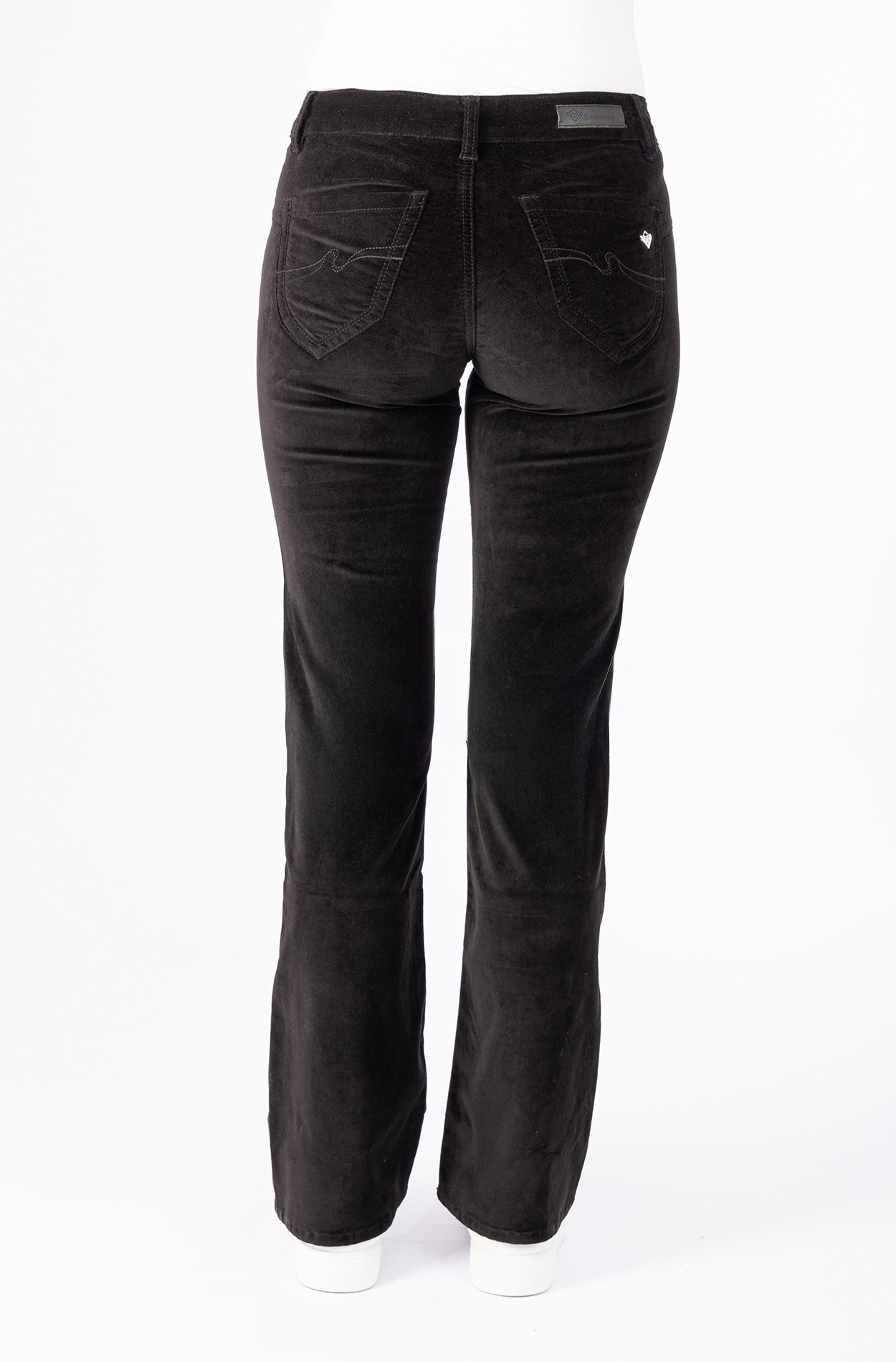 57Cora, Bootcut-Hose, 5-Pocket-Style, Samthose