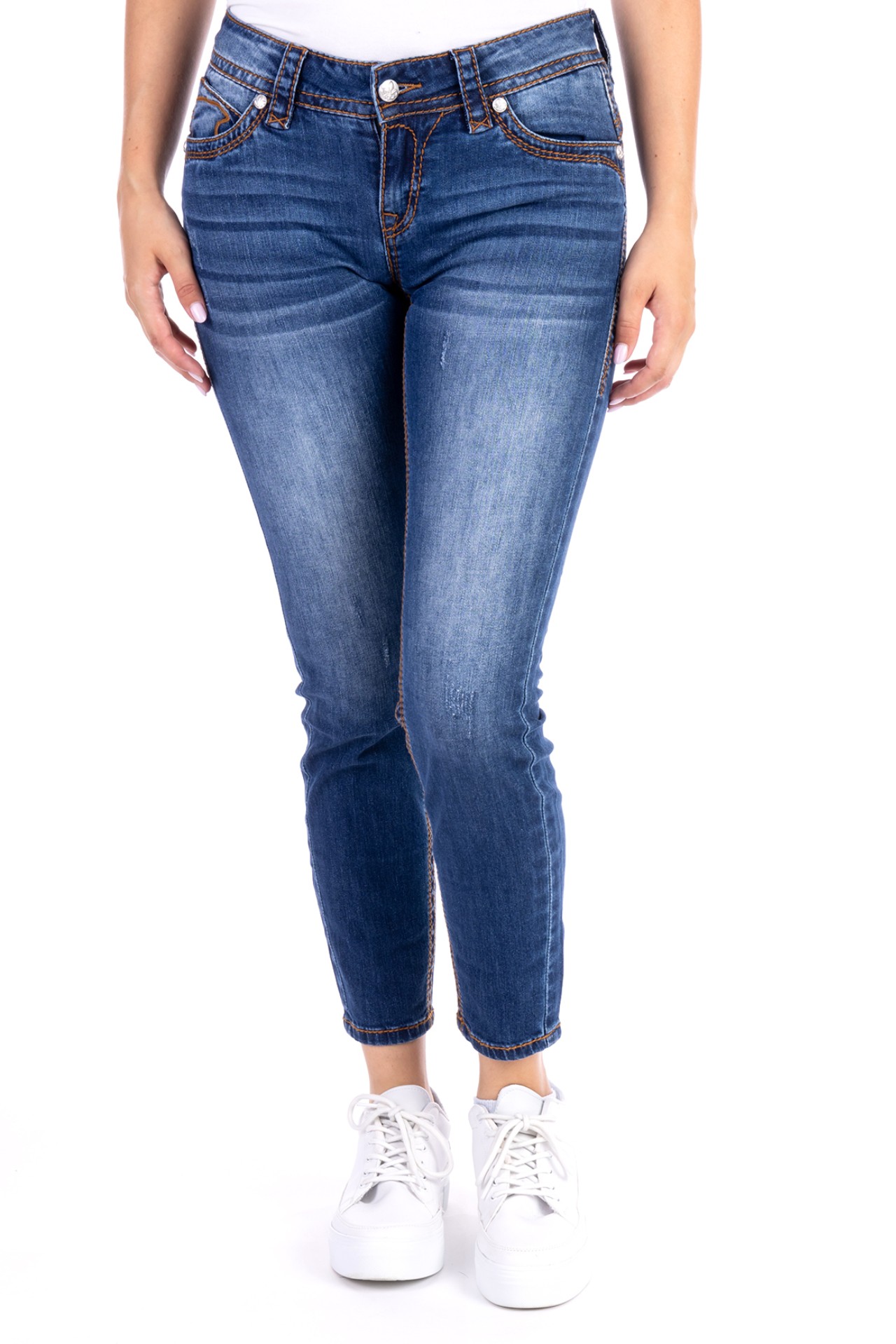 Laura 30701X | Skinny Fit | Cropped | Blue