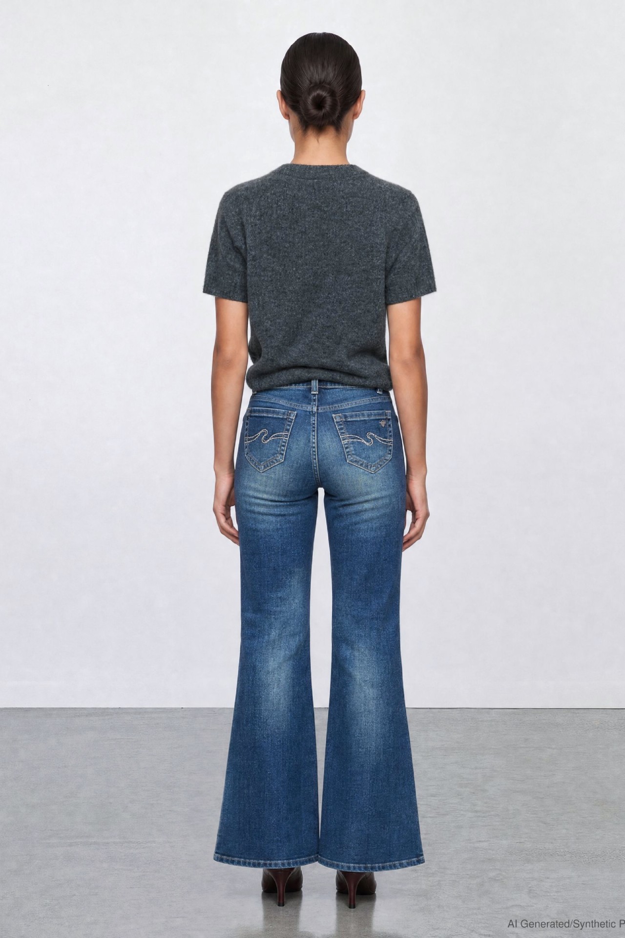 57Cora, Bootcut-Jeans, 5-Pocket-Style