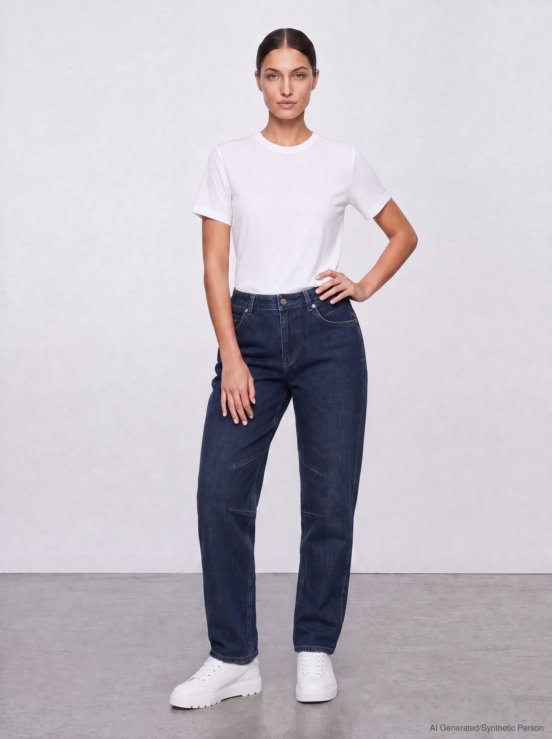 57Harper, O-Shape-Jeans, verkürzte Form, 5-Pocket-Style modern interpretiert