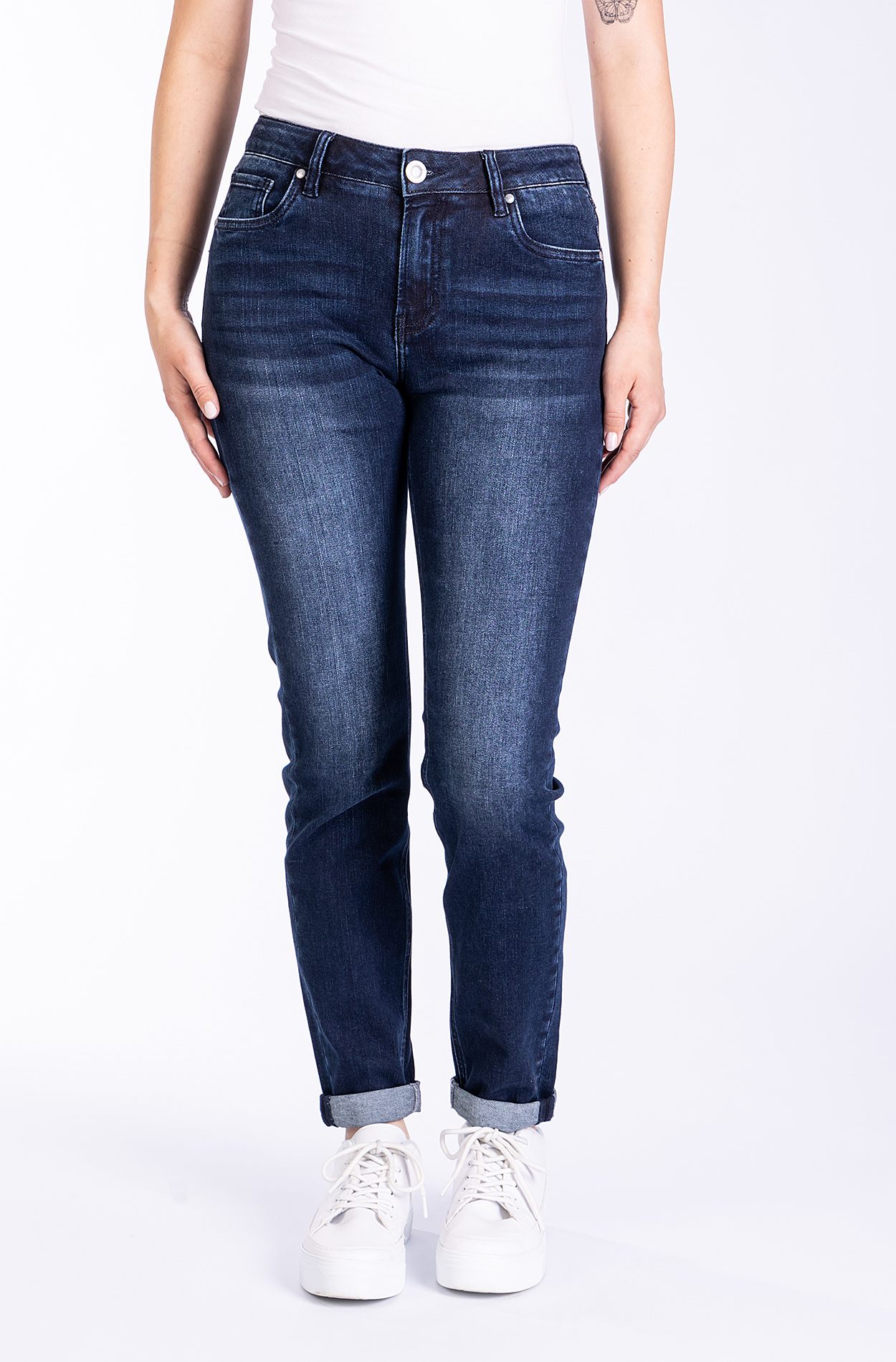 Hannah 30801Y | Mom Fit | Blue 