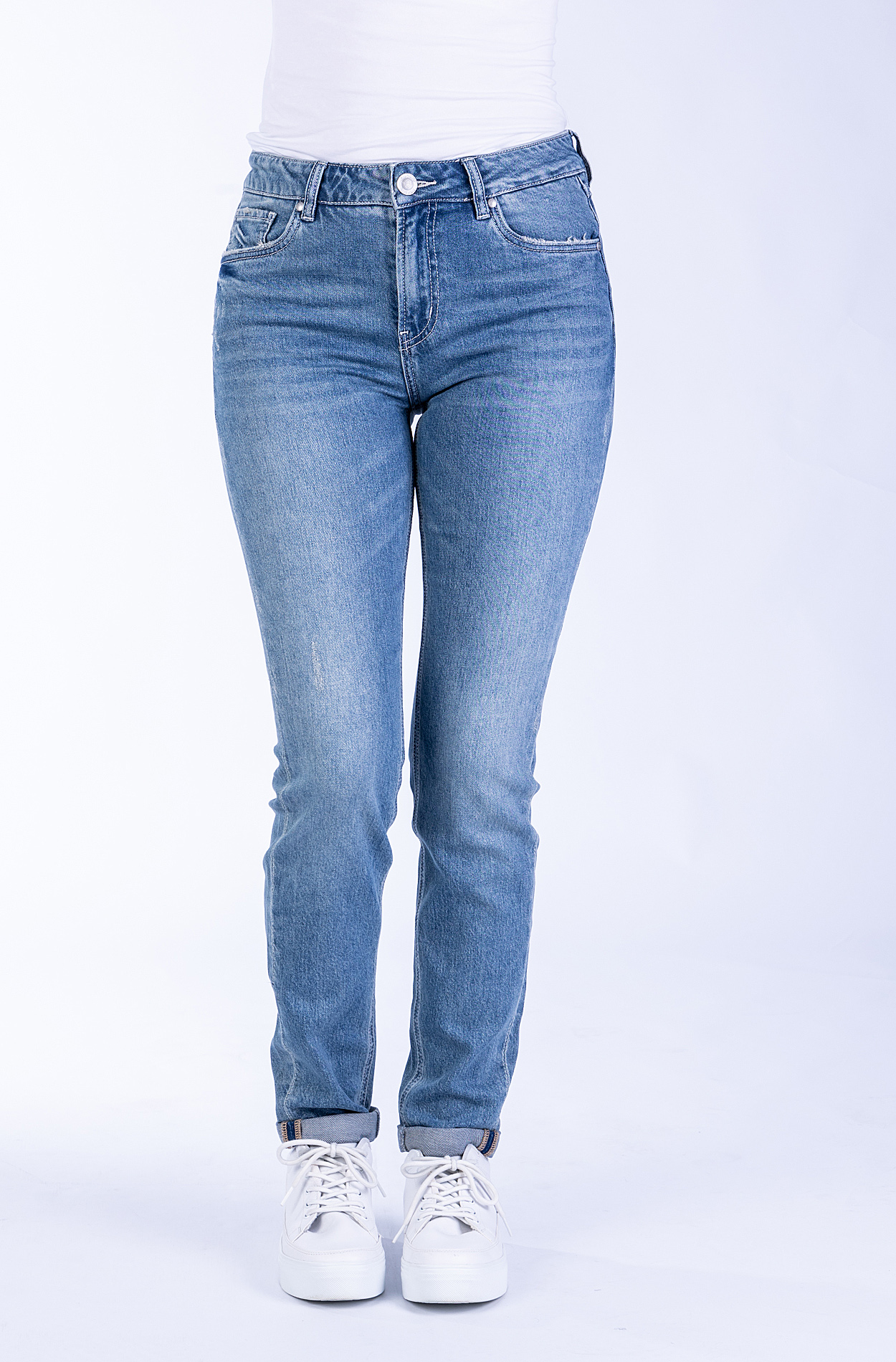 Hannah 30844X | Mom Fit | Blue