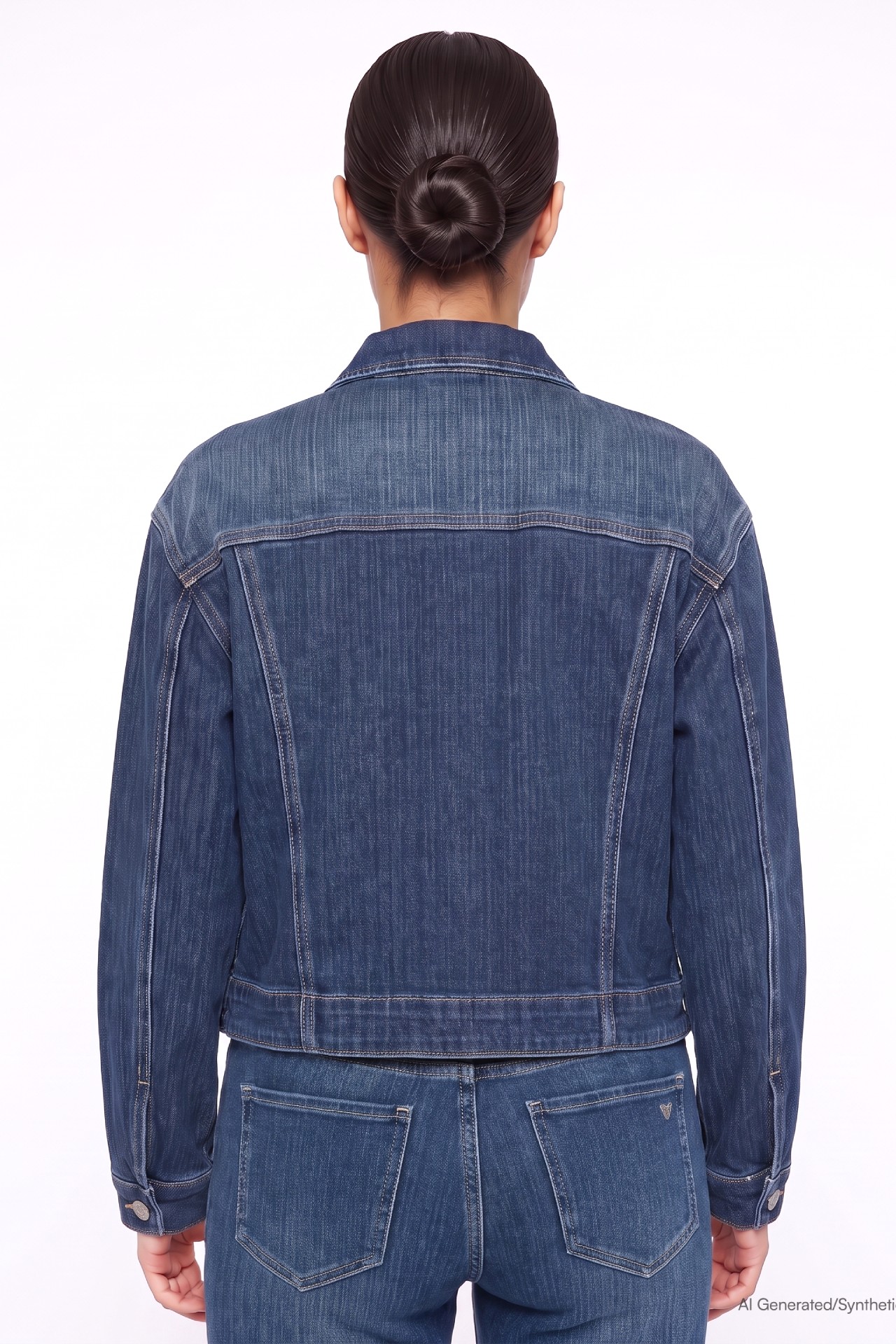 Blue Monkey, Regular-Fit-Jeans-Jacke, 57Jacket 31043Y, Striped Denim