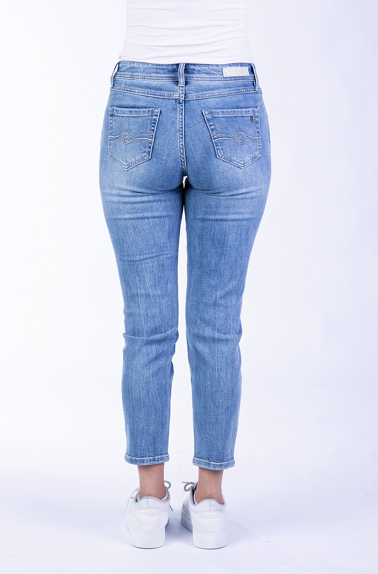 Ava 30834B | Slim Fit | High Ankle | Light Blue