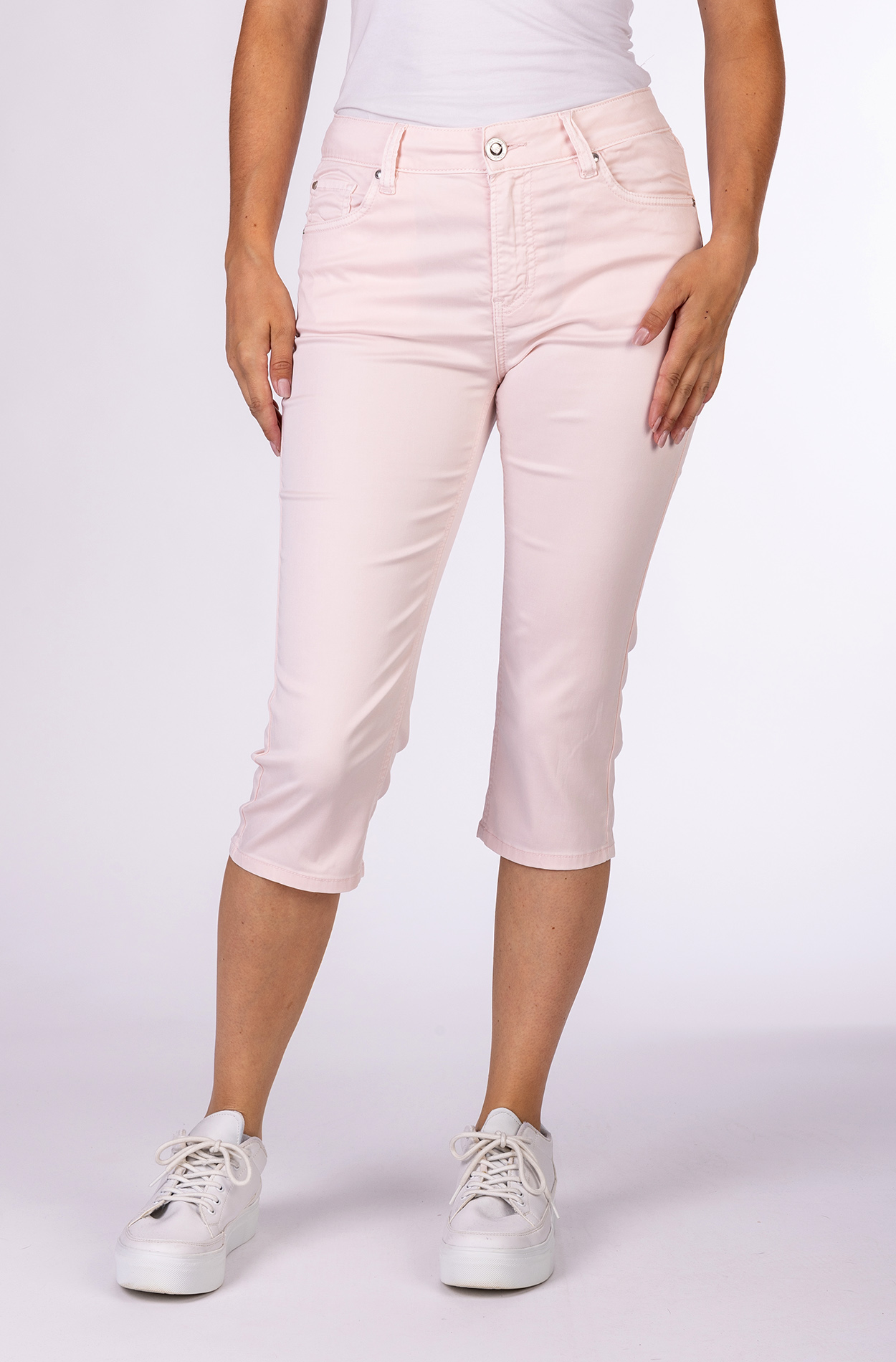 57Hannah 31019X | Olive & Candy Pink | Capri