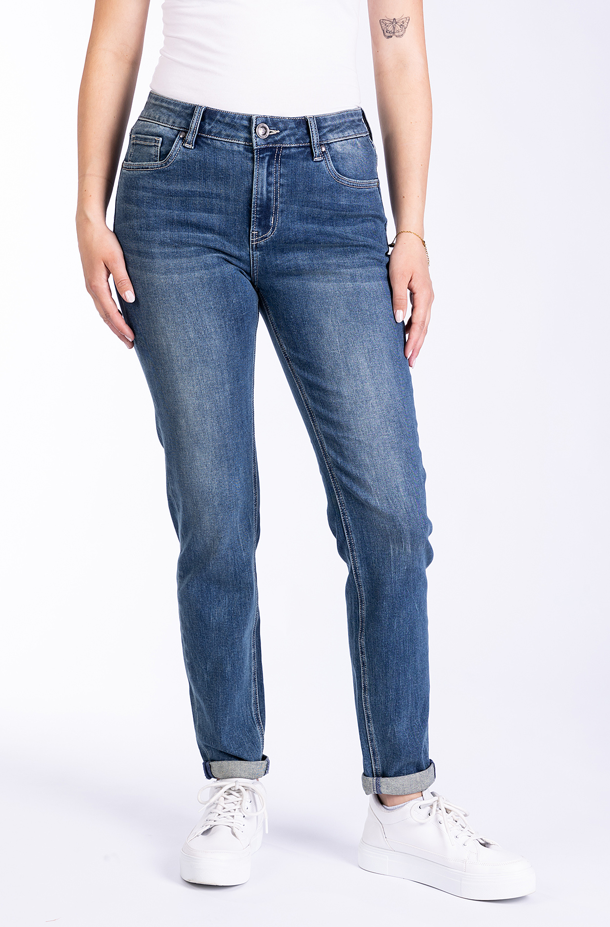 Hannah 30754Y | Mom Fit | Blue