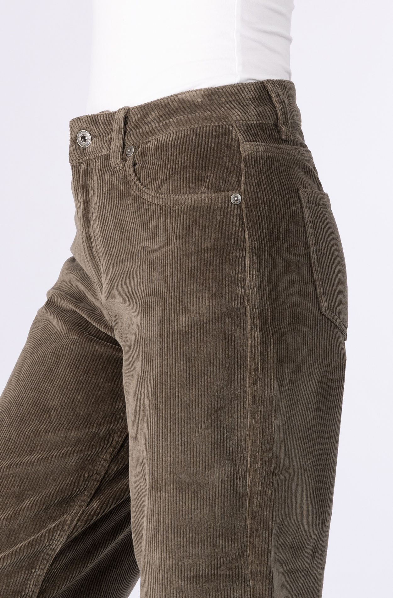 57Vyla, O-Shape-Hose, 5-Pocket-Style, verkürzte Länge, Cord