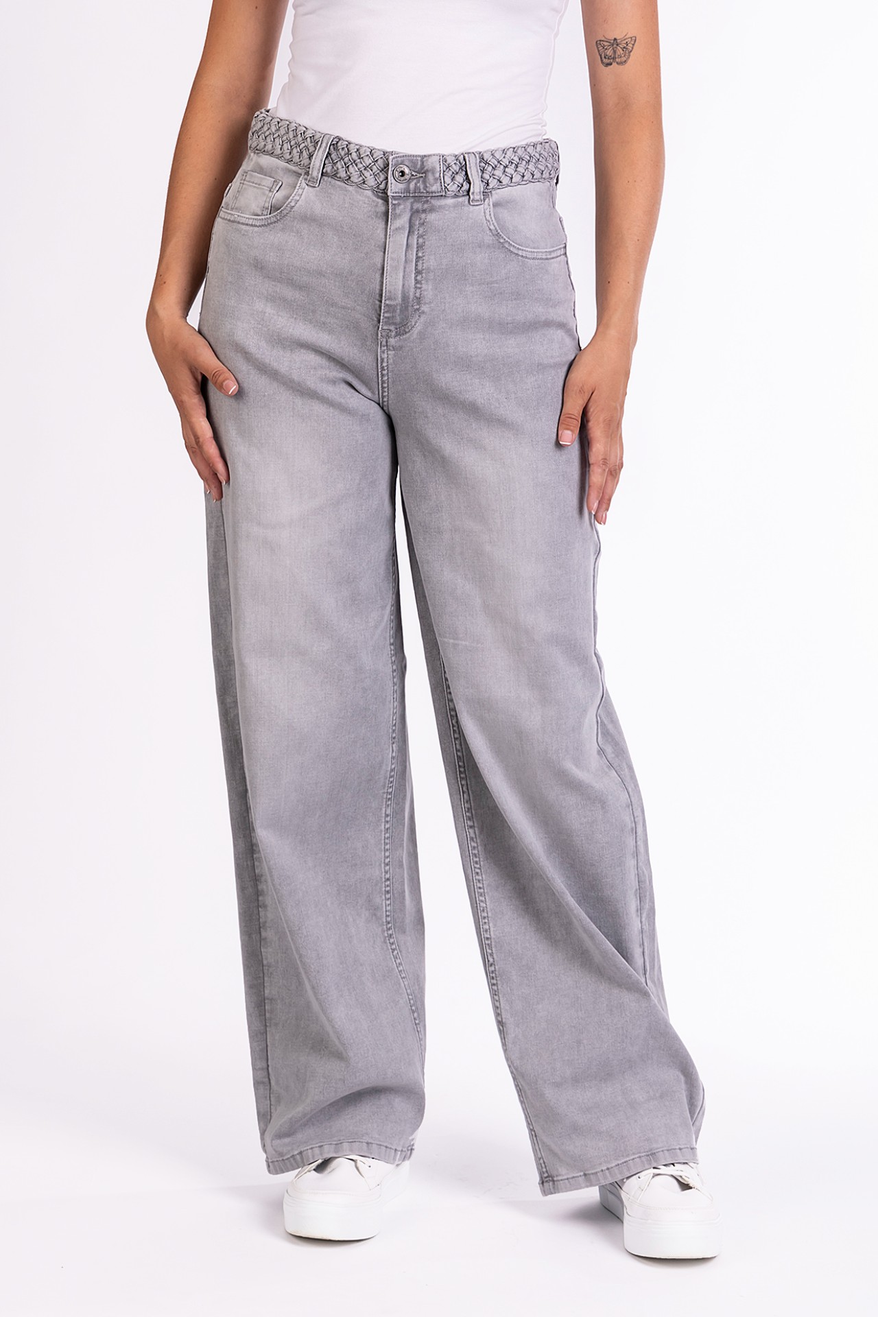 57Emma 11614X | Wide Leg | Grey