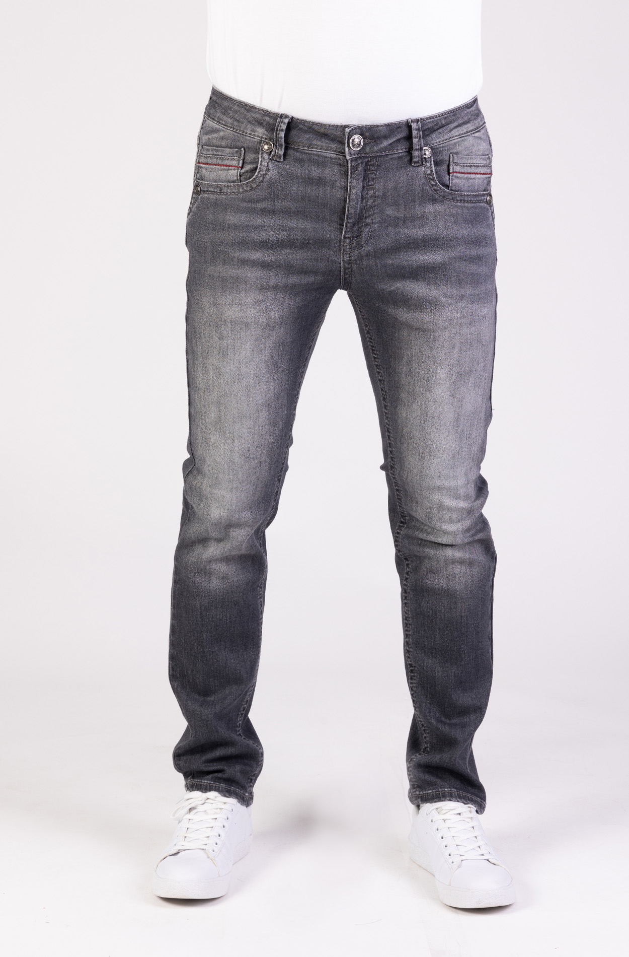 57Freddy, Slim-Fit-Jeans, 5-Pocket-Style, Dicke Kontrastnähte