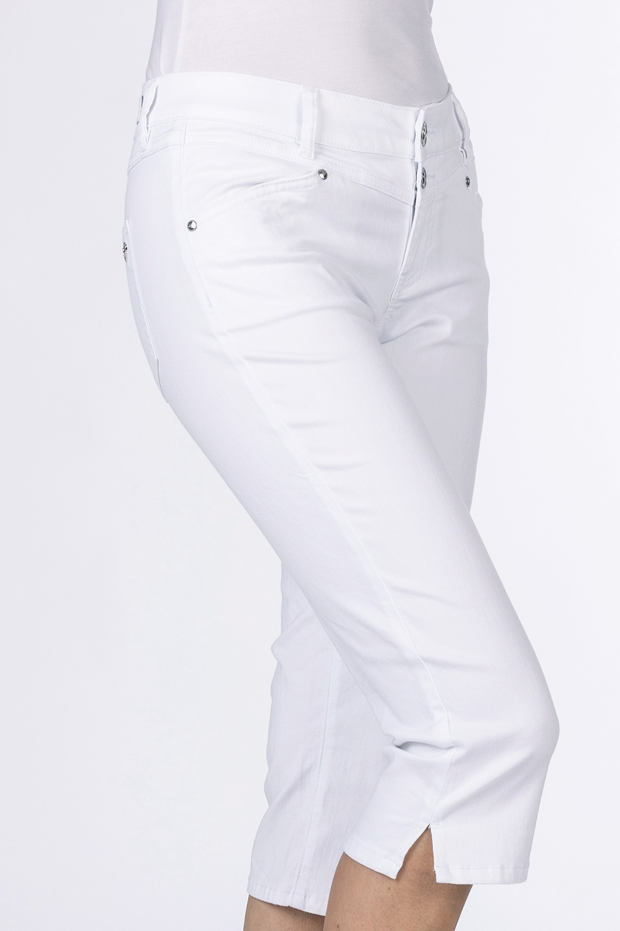 57Sandy 31018X | Slim Fit | Capri | White