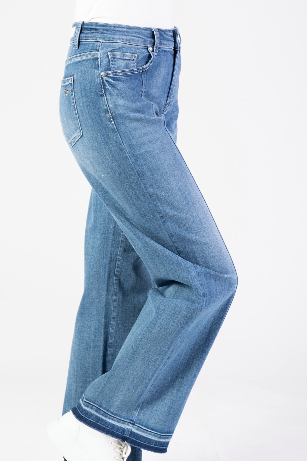 Blue Monkey, Wide-Leg-Jeans, 57Mara 11657Y, Special Hem