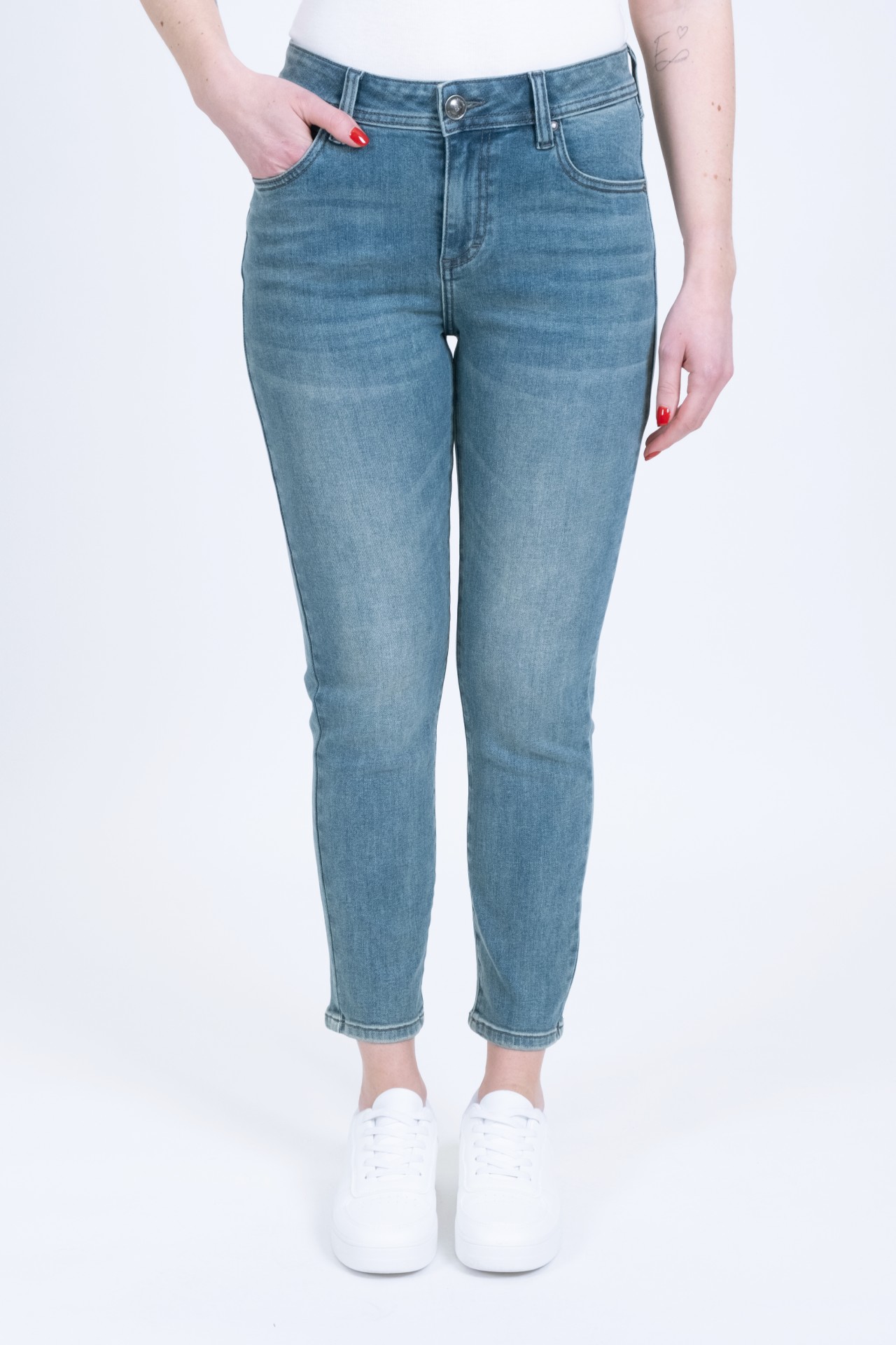 57Ava 30963Y | Slim Fit | High Ankle | Blue