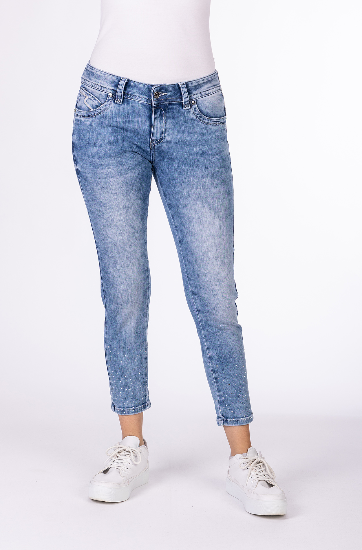 7Charlotte 11628X | 7/8 | Skinny Fit | Blue 
