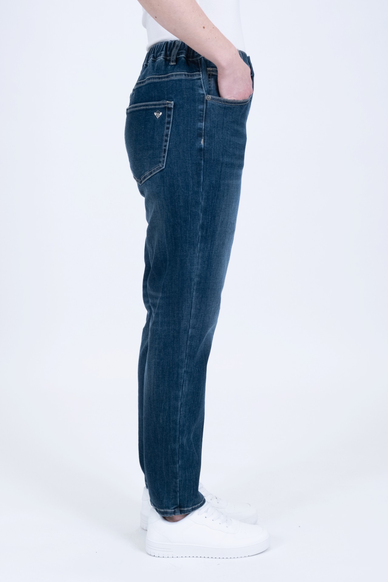 57Alma 11558Y | Balloon Fit | Cropped | Blue