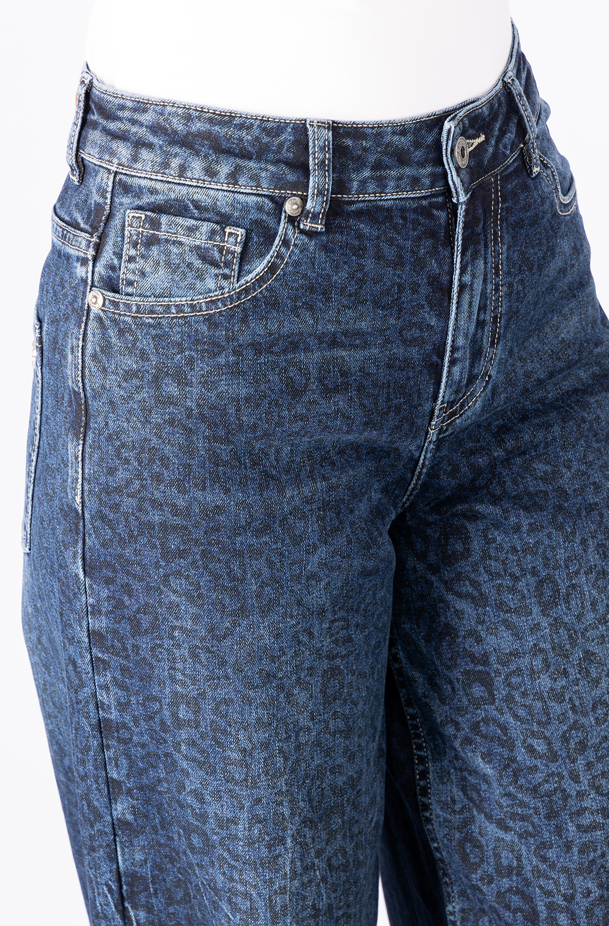 57Emma, Wide-Leg-Jeans, Leo-Print
