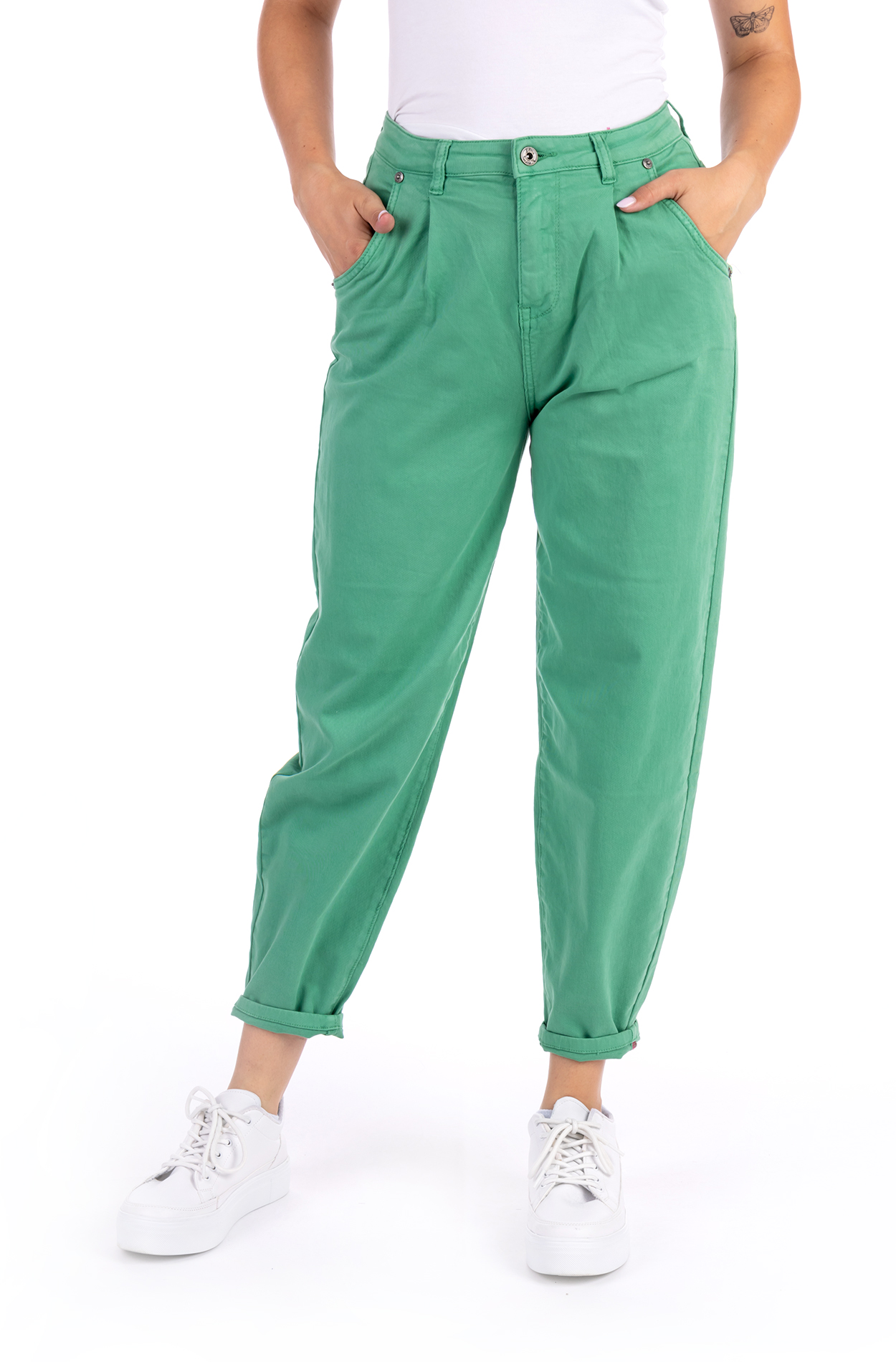 Ashley 11281X | Balloon Fit | Cropped | Green