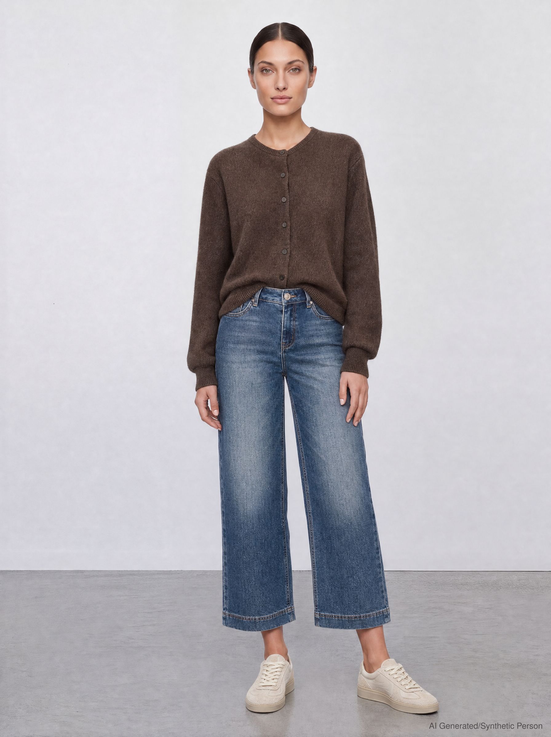 57Quinn, Culotte, 5-Pocket-Style, farblich abgesetzte Kontrastnähte