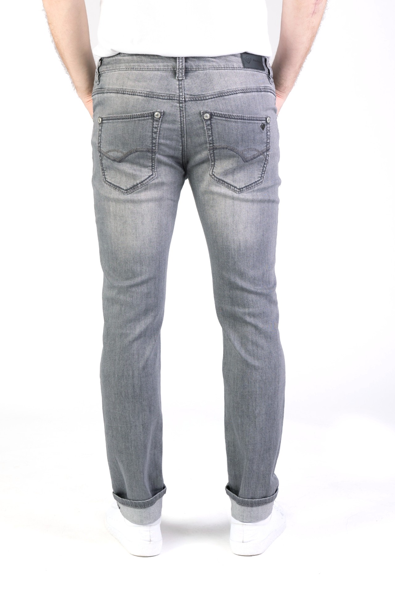 Blue Monkey, Slim-Fit-Jeans, 57Gordan 40139Y, Dicke Kontrastnähte