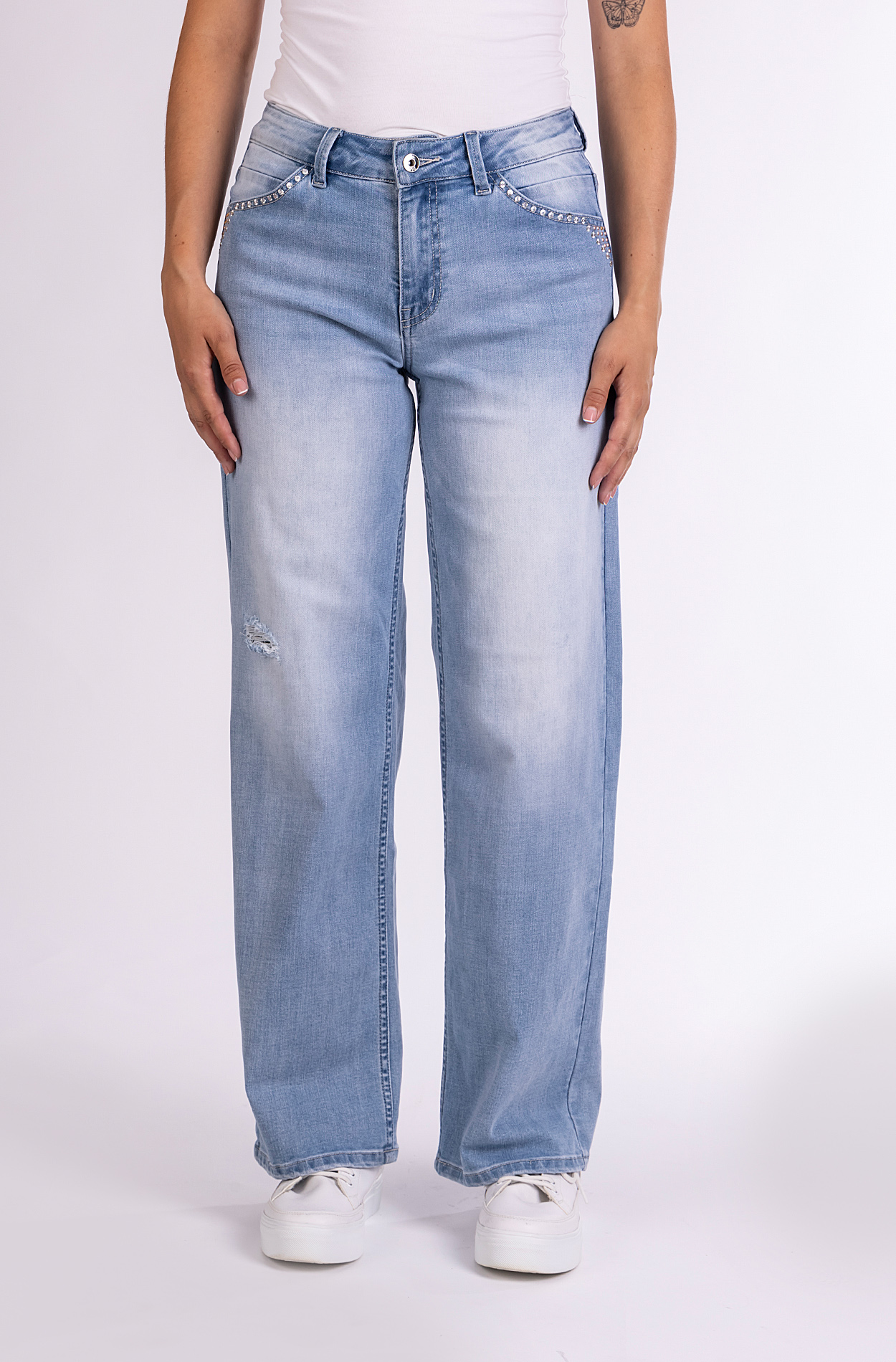 57Enna 11612X | Wide Leg | Light Blue 