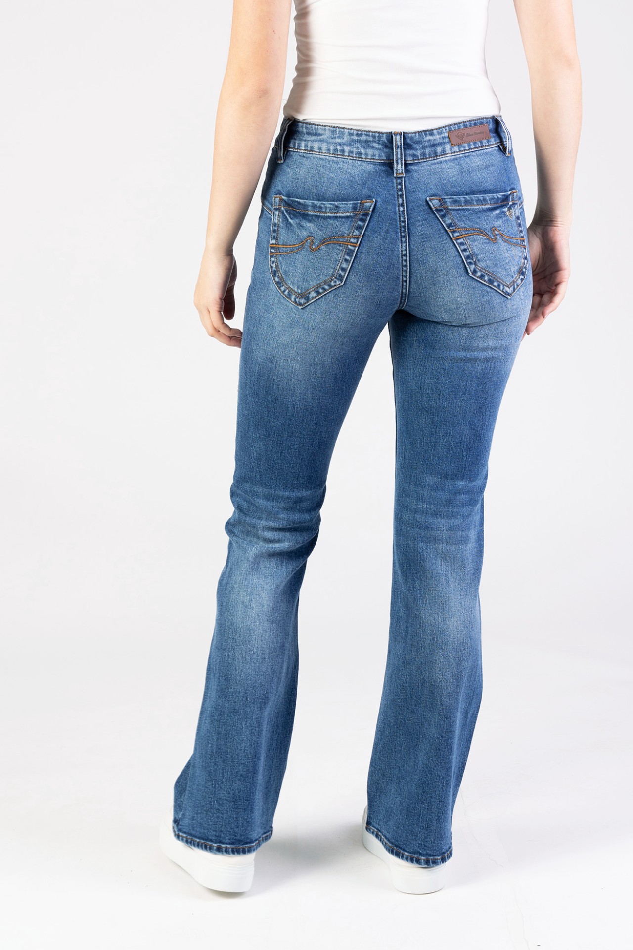 Bootcut-Jeans, 57Mia 11670Y, Patch Pockets