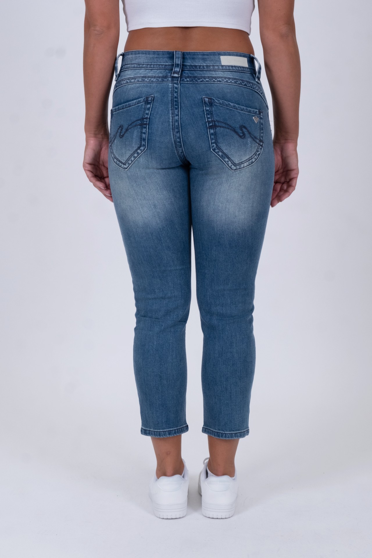 Charlotte 30906X | Slim Fit | 7/8 | Blue