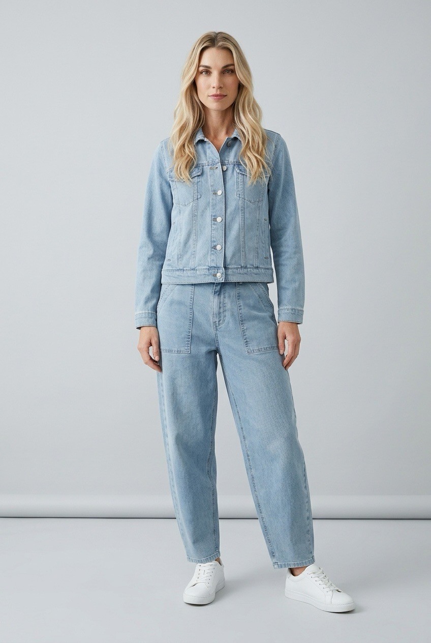 57Ashley2 11648X | Ballon Fit | Light Blue 