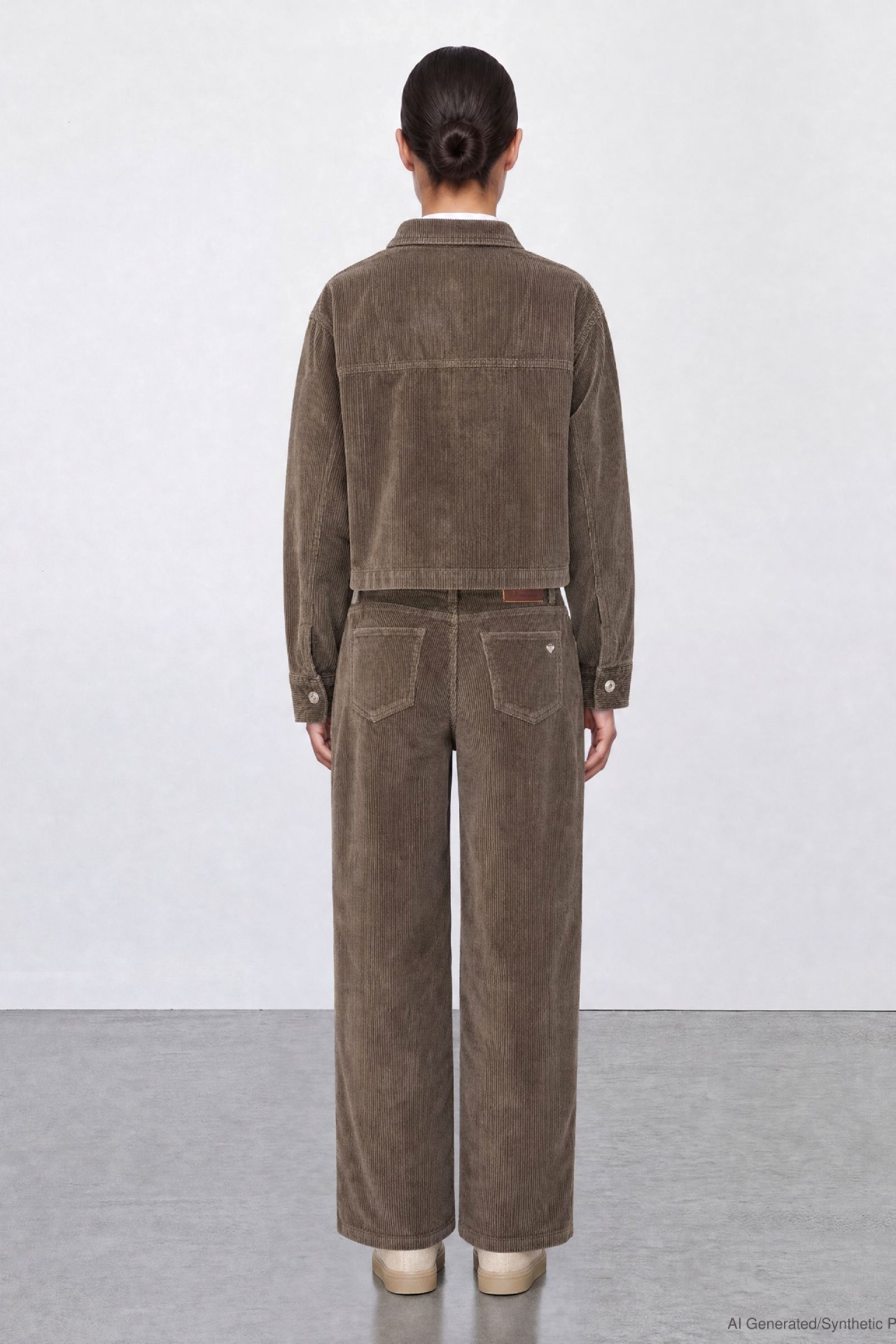 57Vyla, O-Shape-Hose, 5-Pocket-Style, verkürzte Länge, Cord