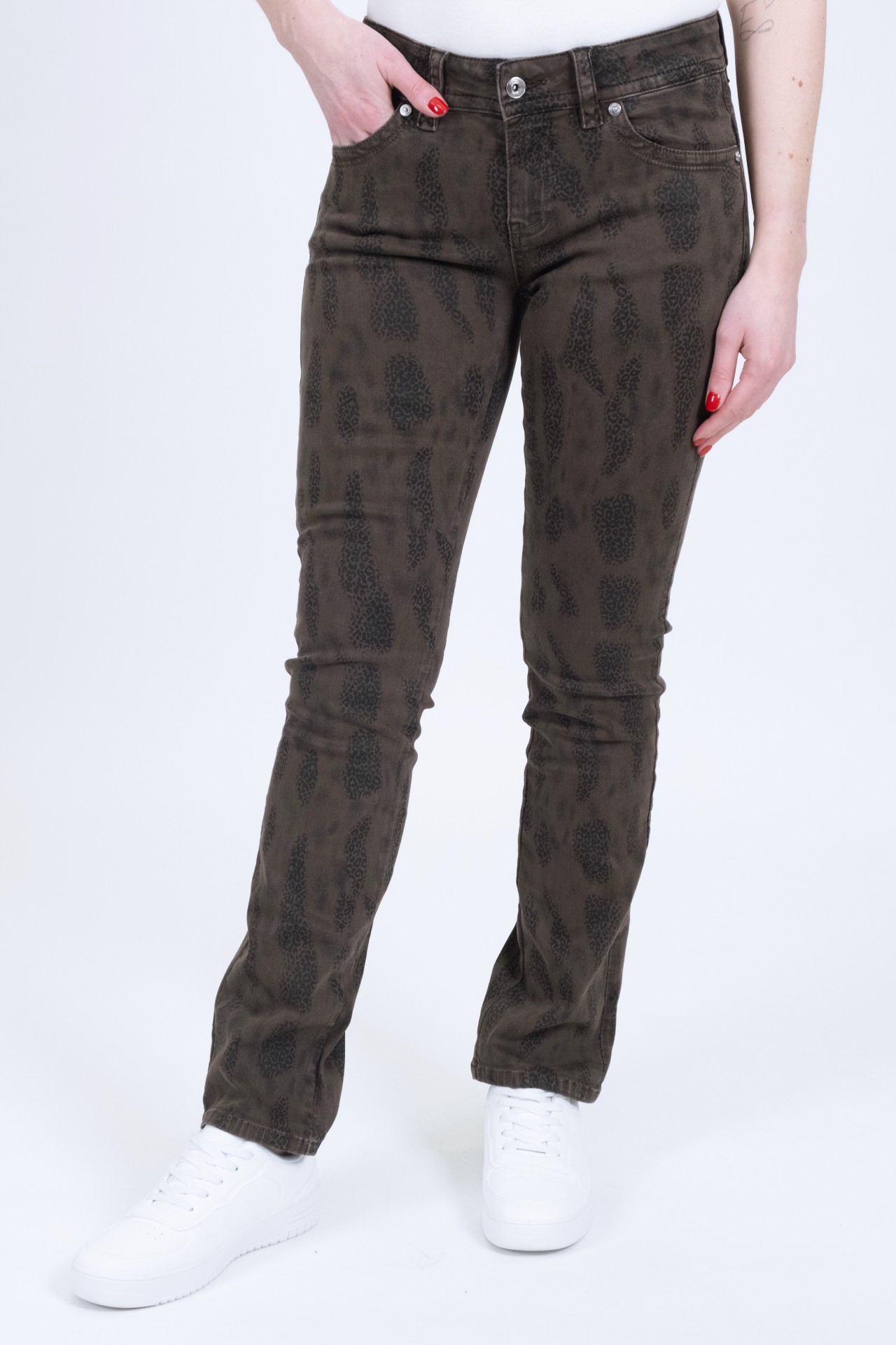 57Laura 11567Y | Straight Fit | Animal Print | Brown