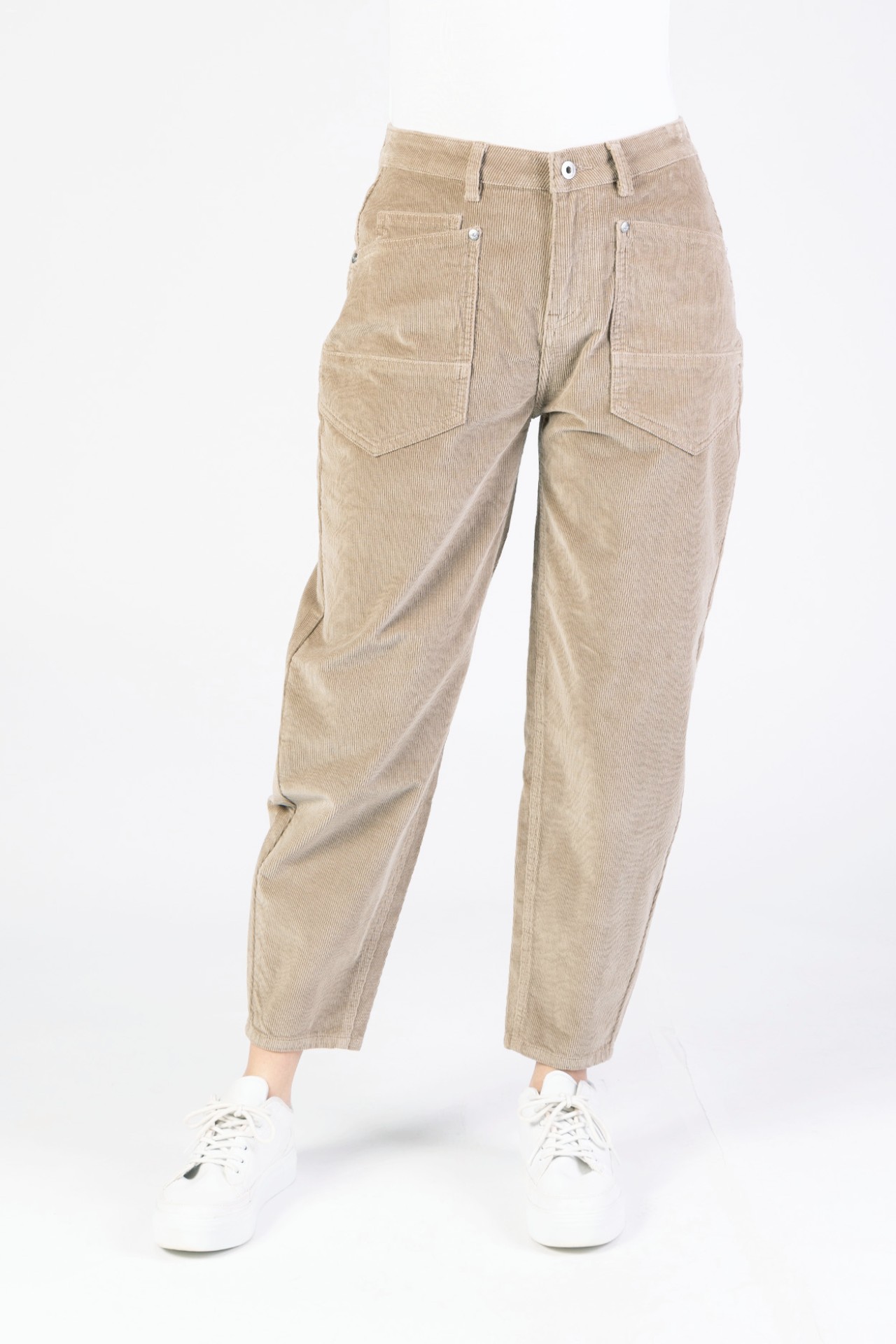 Blue Monkey, Barrel-Fit-Hose, Cord, 57Tina 11667Y, Cropped