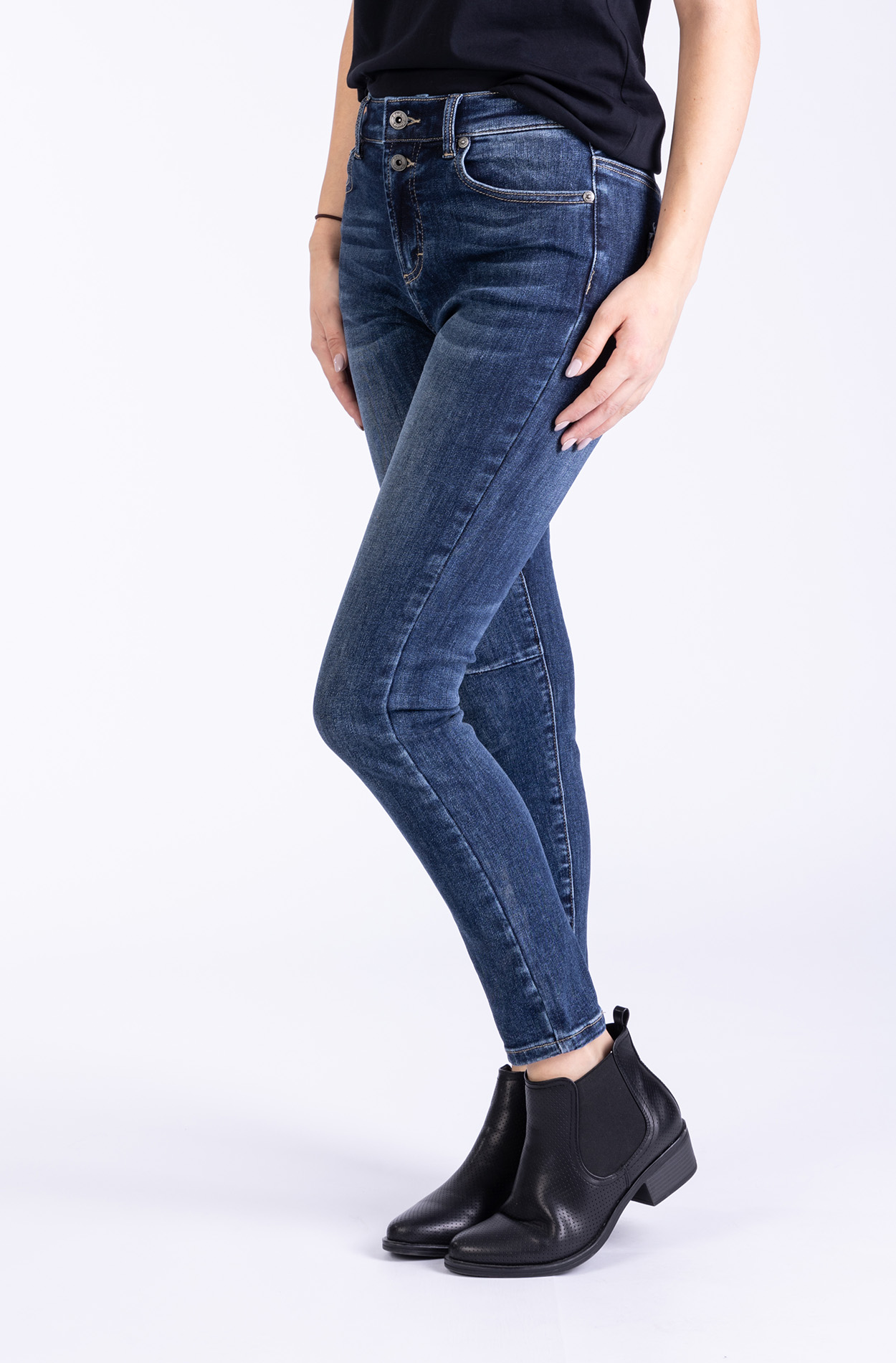 Jade 11377Y | Skinny Fit | Cropped | Blue