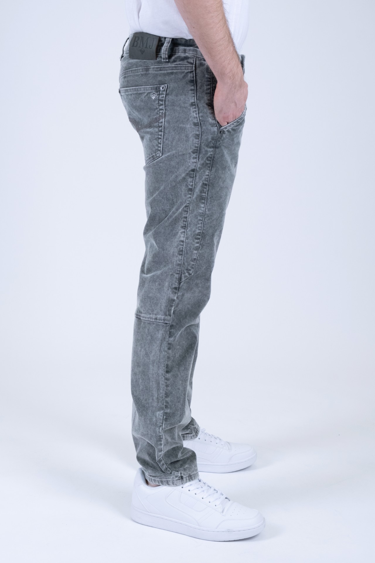 57Jan 40110Y | Slim Fit | Cord | Grey