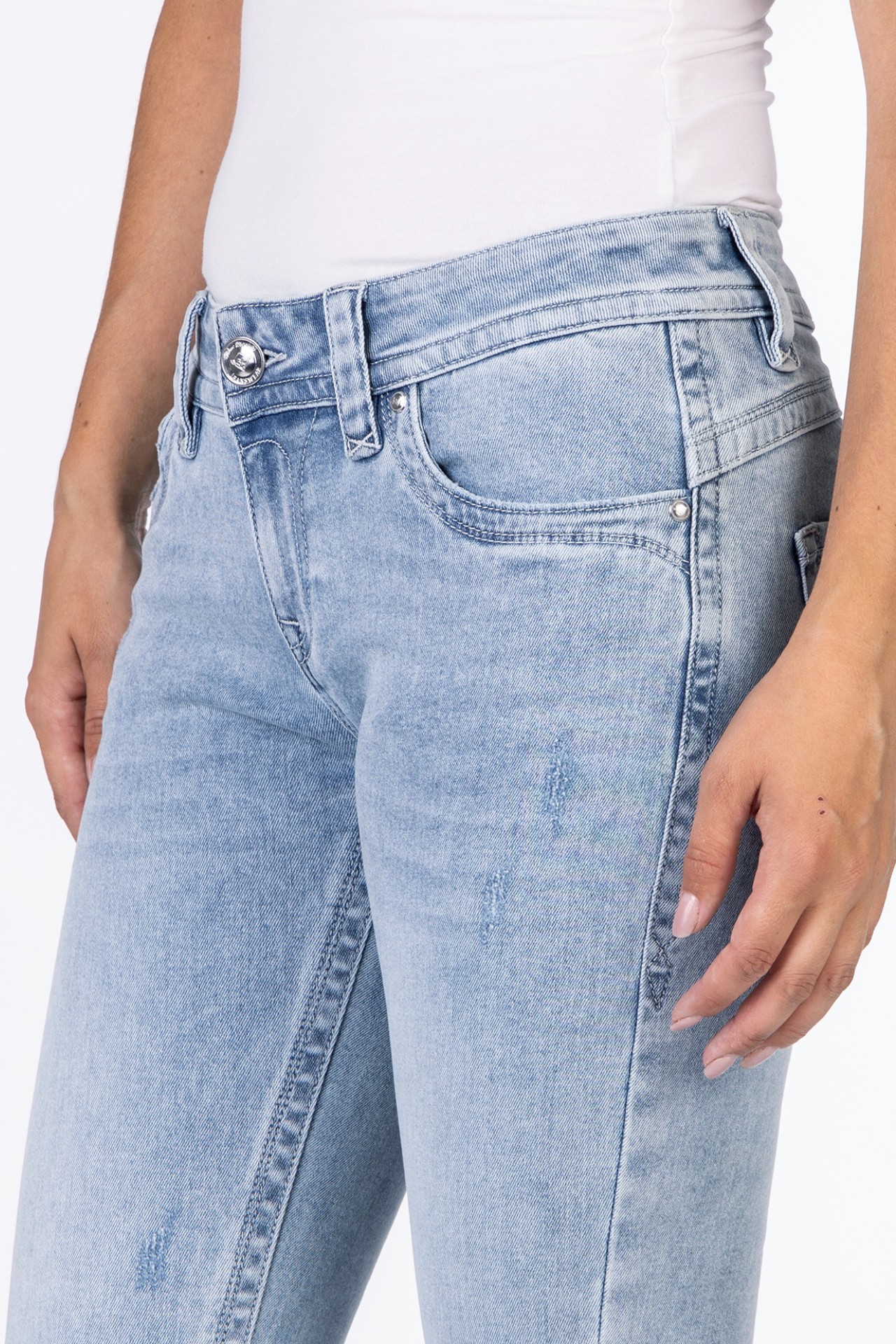 7Charlotte 31011X | 7/8 | Skinny Fit | Light Blue 