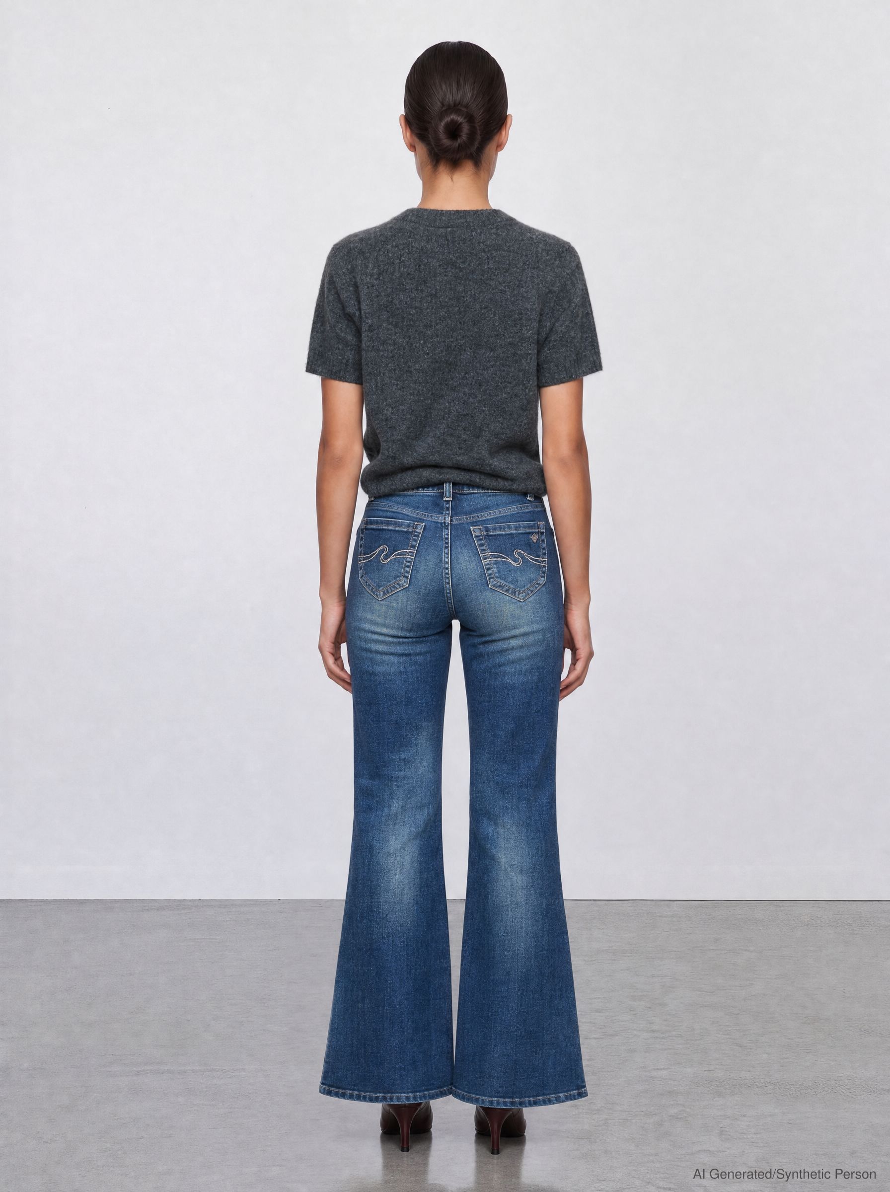 57Cora, Bootcut-Jeans, 5-Pocket-Style