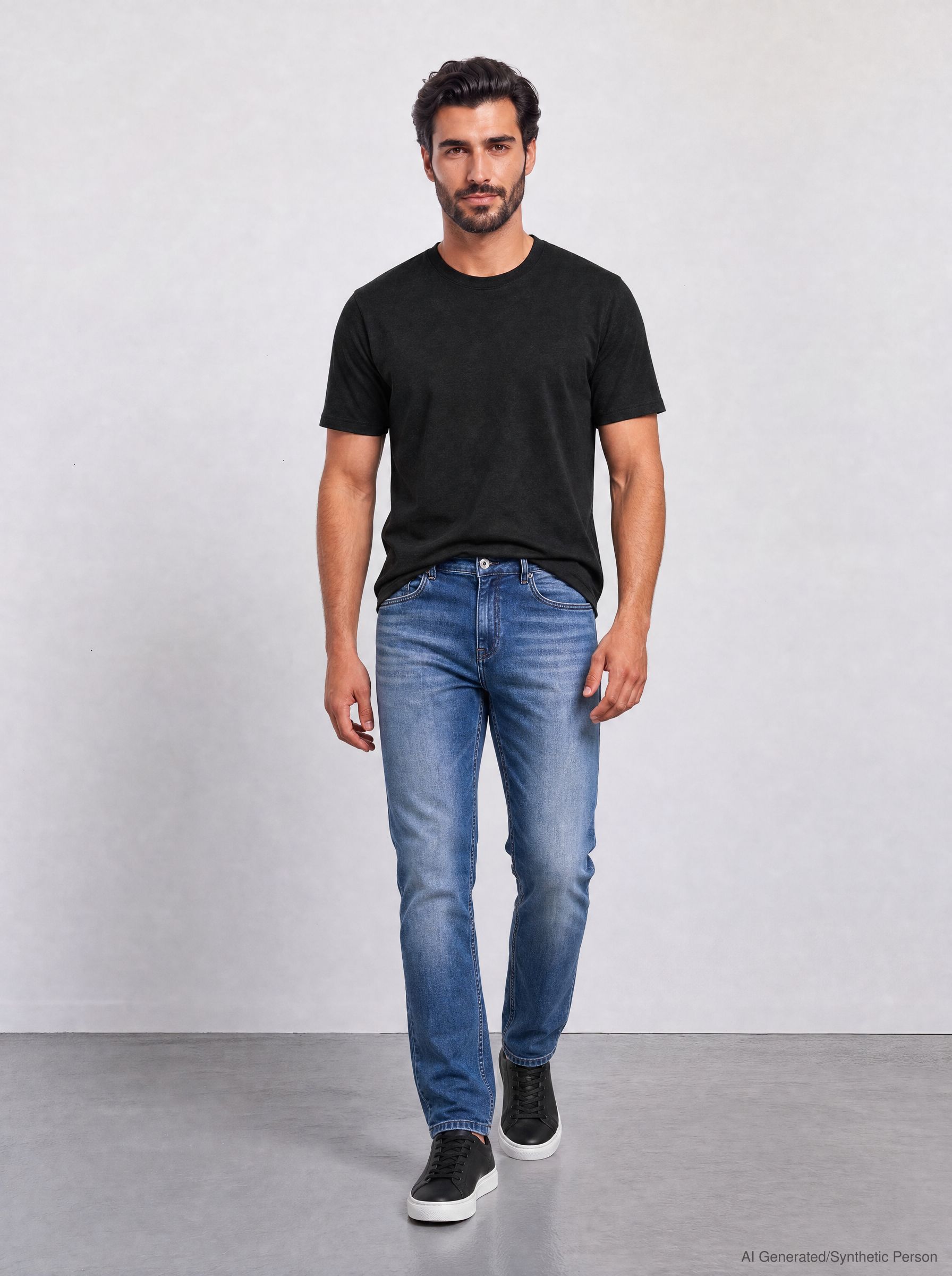 57Jack, Straight-Fit-Jeans, lässiger Sitz