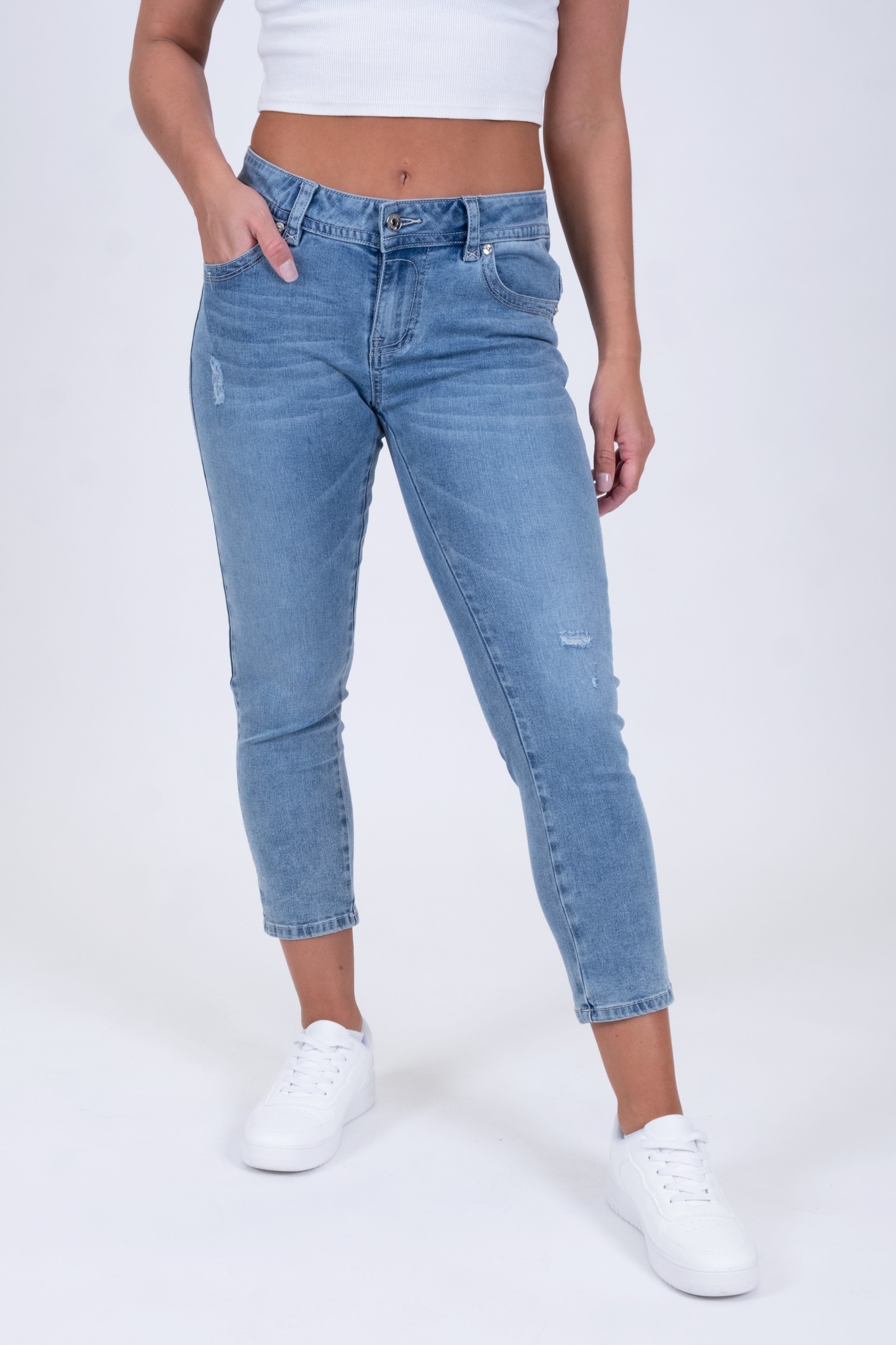 Charlotte 11481X | Skinny Fit | 7/8 | Blue