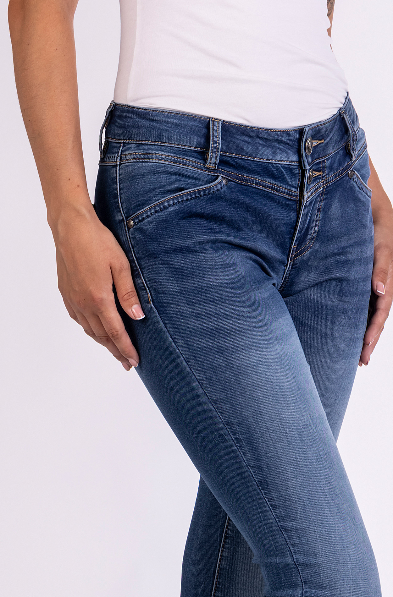 57Sandy 30985X | Skinny Fit | Jog Denim | Blue