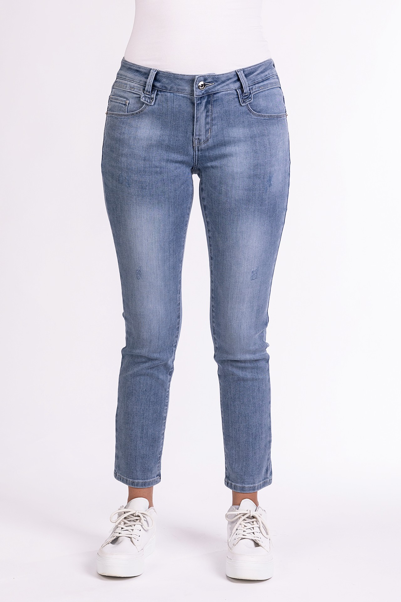 57Nora 11603X | Slim Fit | Cropped | Light Blue