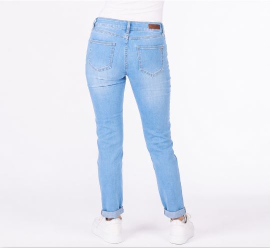 57Hannah 30836B | Basic | Mom Fit | Light-/ Mid- oder Dark Blue