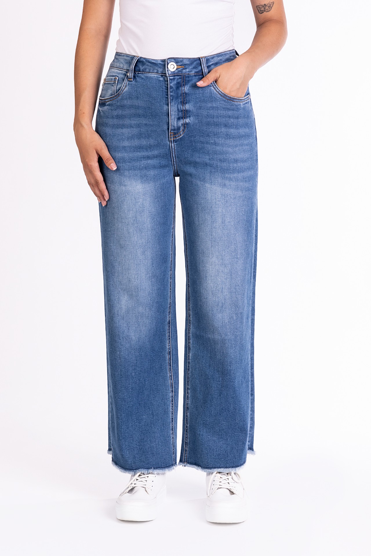 57Kyra 30995X | Straight Fit | Cropped | Blue